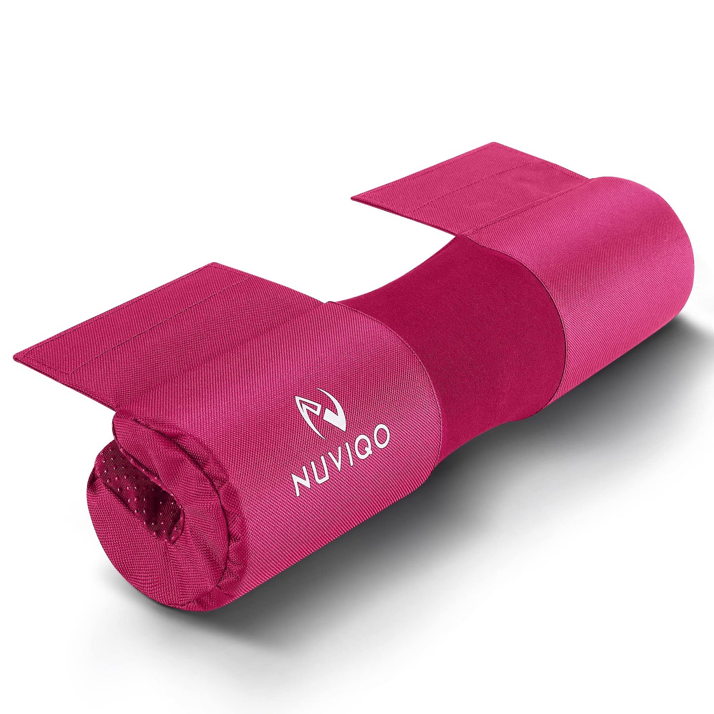 Barbell Pad Squat Pad for Lunges and Squats - Hip Thrust Pad for Standard and Olympic Bars - Provides Cushion to Neck and Shoulders While Training (PINK)
