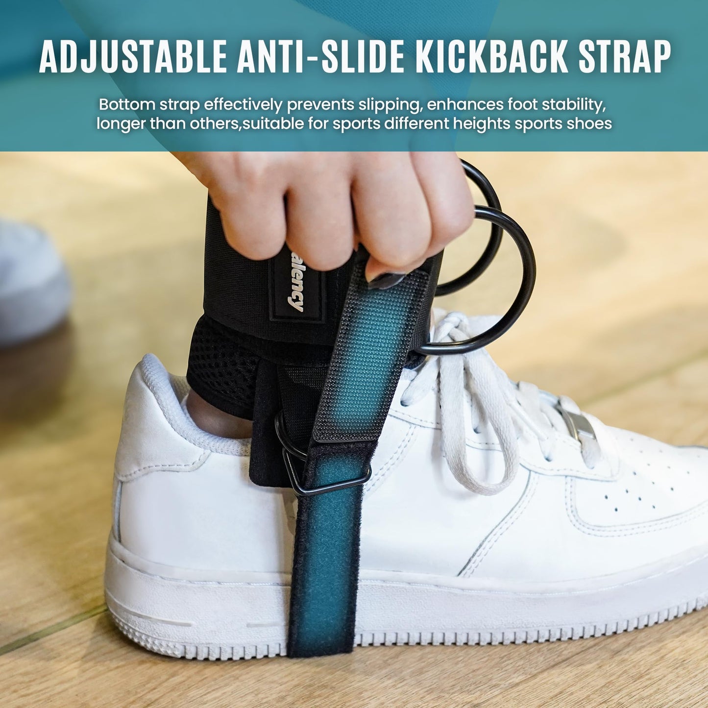Ankle Straps for Cable Machine Woman, Balency Padded Ankle Strap for Cable Machine Kickback, Cable Ankle Attachment for Gym, Ankle Cuff, Kickback Ankle Strap for Glute Workout, Leg Extensions
