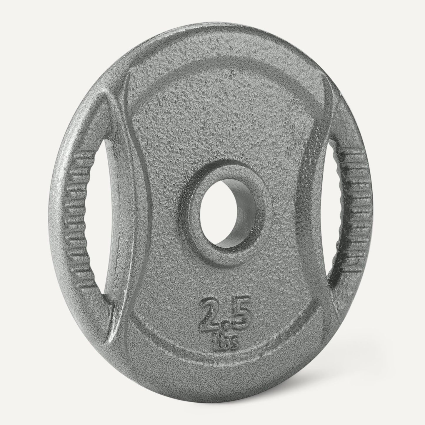 Amazon Basics 1-Inch Grip Weight Plates, 2.5 lb, Strength Training, Home Gym, 4 Pack