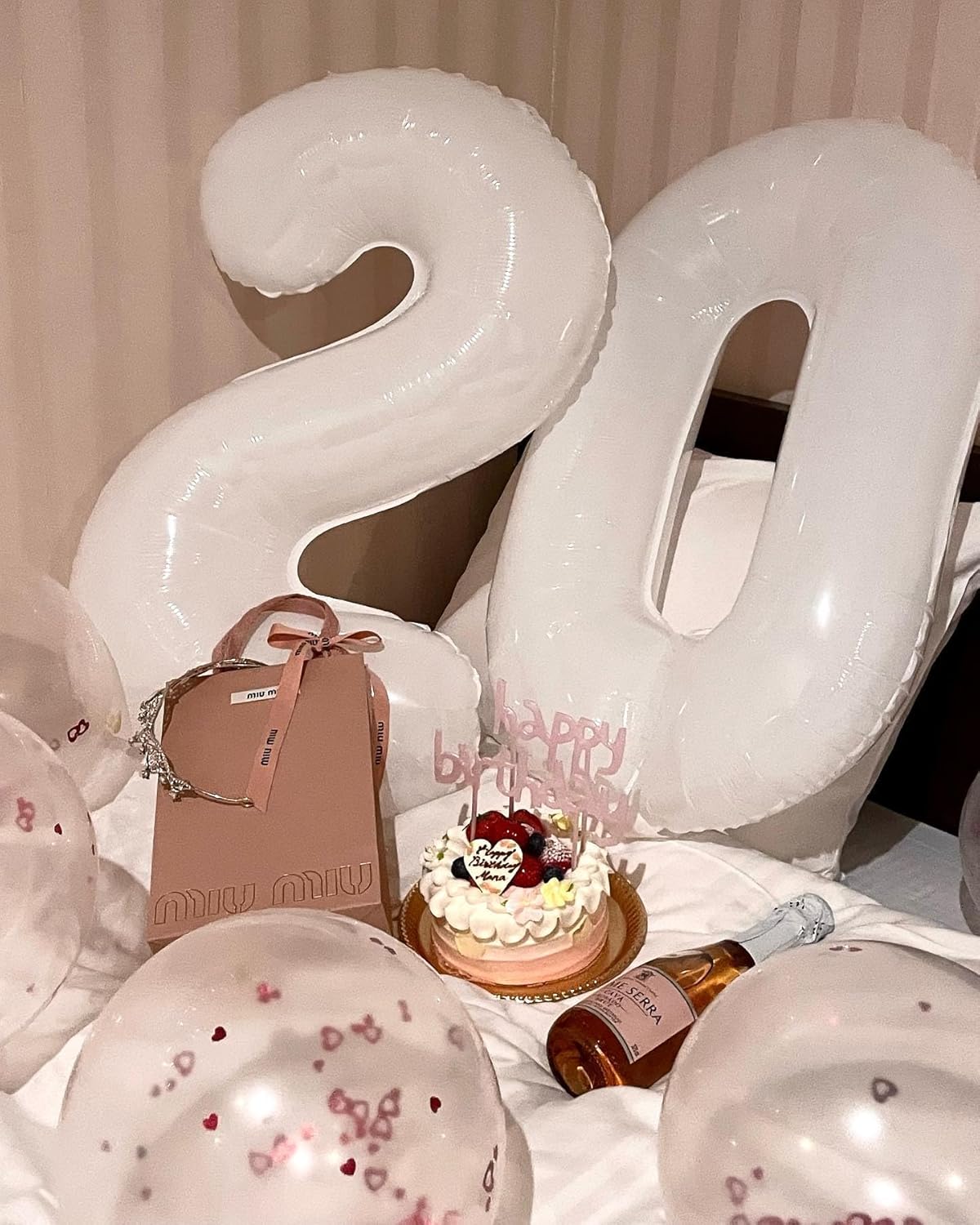 Translucent White Number Balloon - 40 Inch 0 Balloon for Birthday Decorations | Party Supplies for All Ages