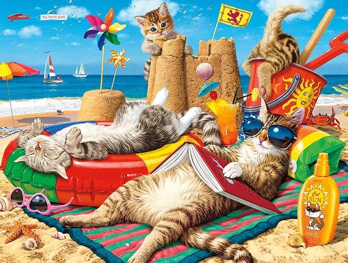 Buffalo Games - Steve Read - Beachcombers - 750 Piece Jigsaw Puzzle For Adults -Challenging Puzzle Perfect for Game Nights - Finished Size is 24.00 x 18.00