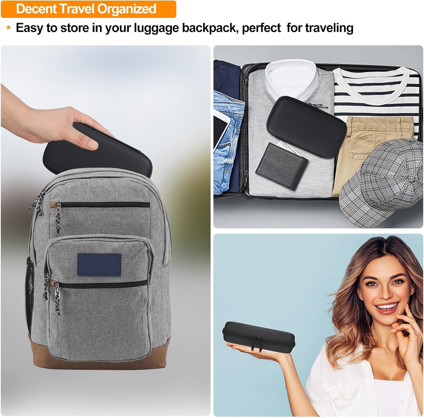 Elonbo 4G R10 Carrying Case for RoamWiFi LTE Mobile Hotspot Router, Router Travel Bag Worldwide Portable WiFi Storage