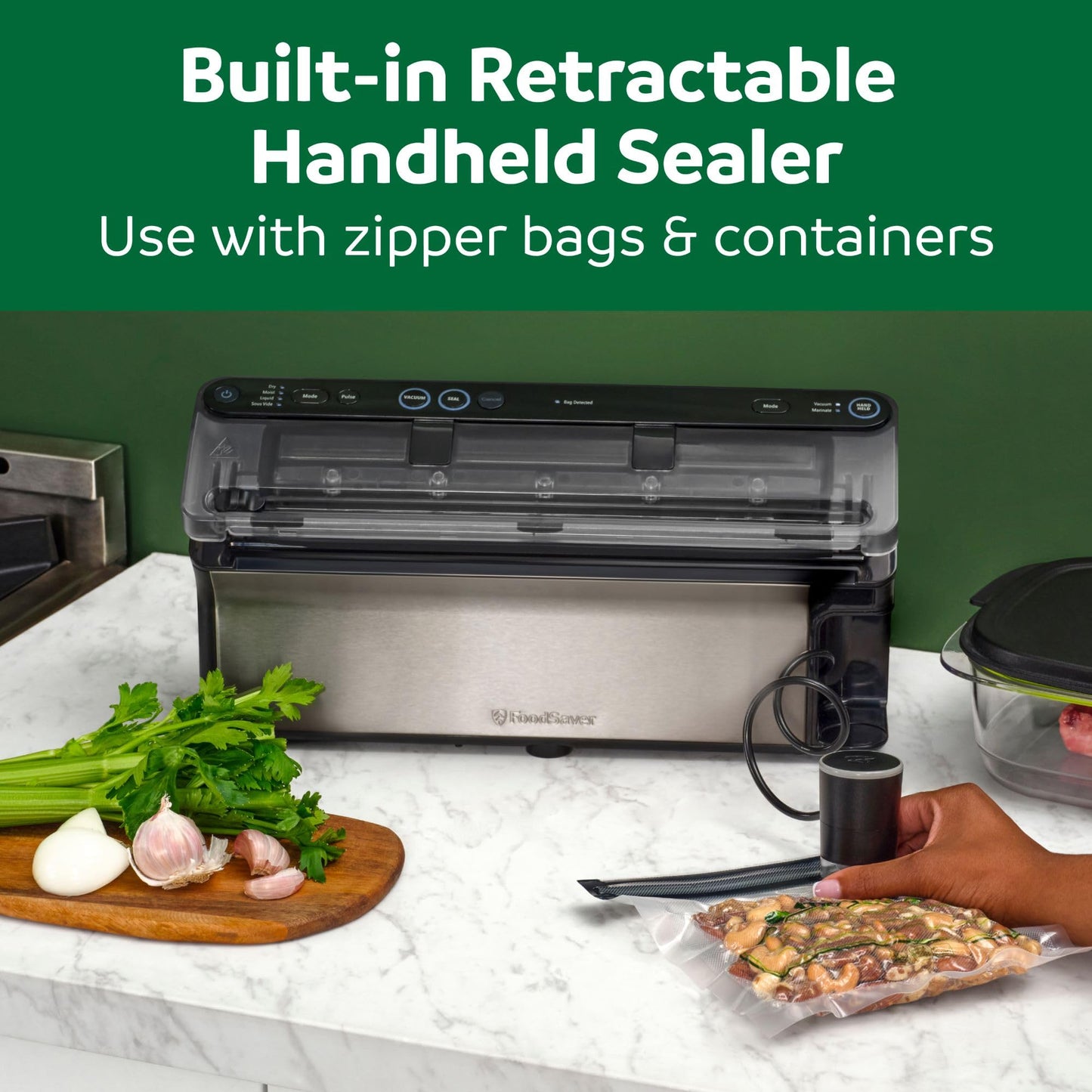 FoodSaver Elite All-in-One Liquid+™ Vacuum Sealer with Bags