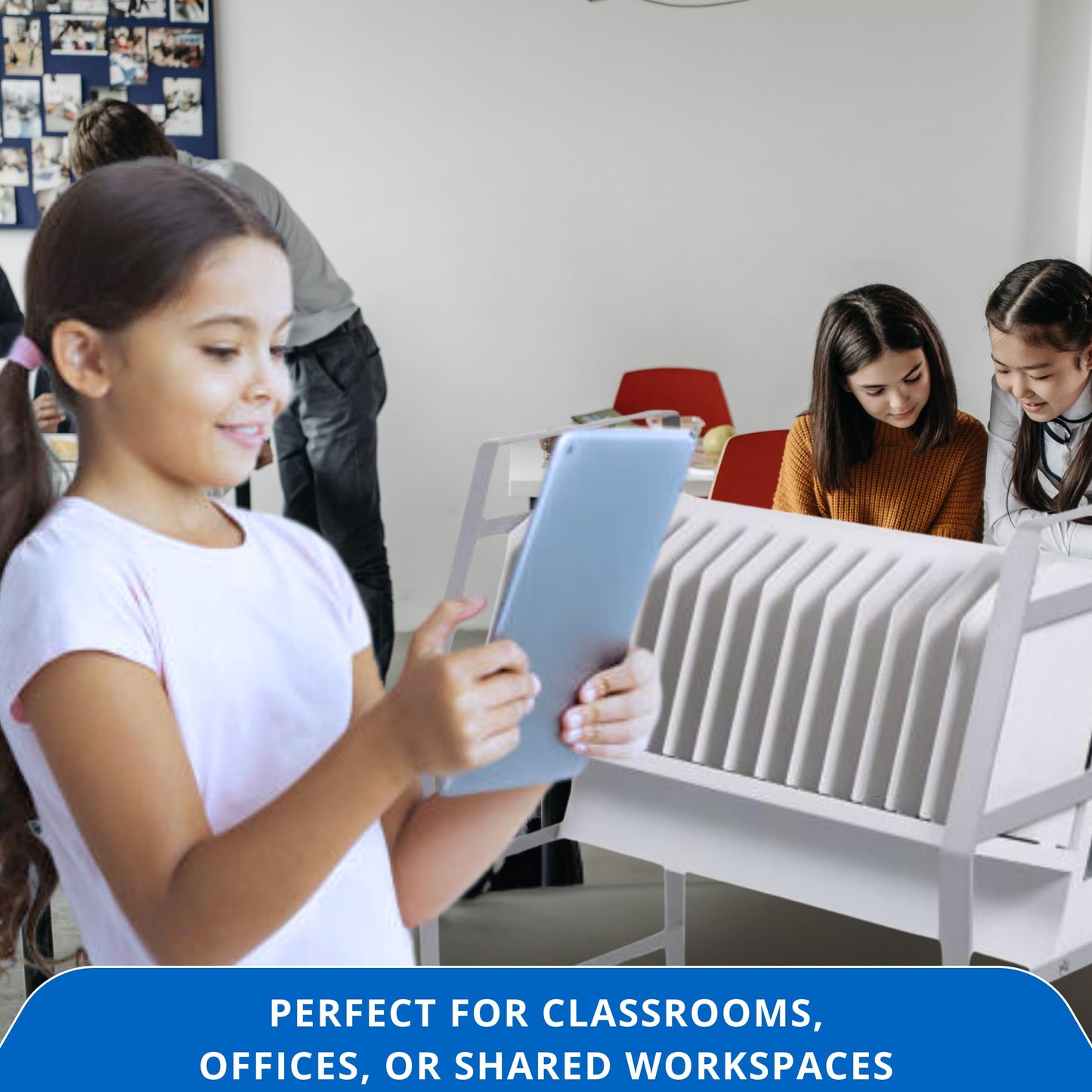 FSE 373-LOTM16 16-Tablet/Chromebook Open Charging Cart