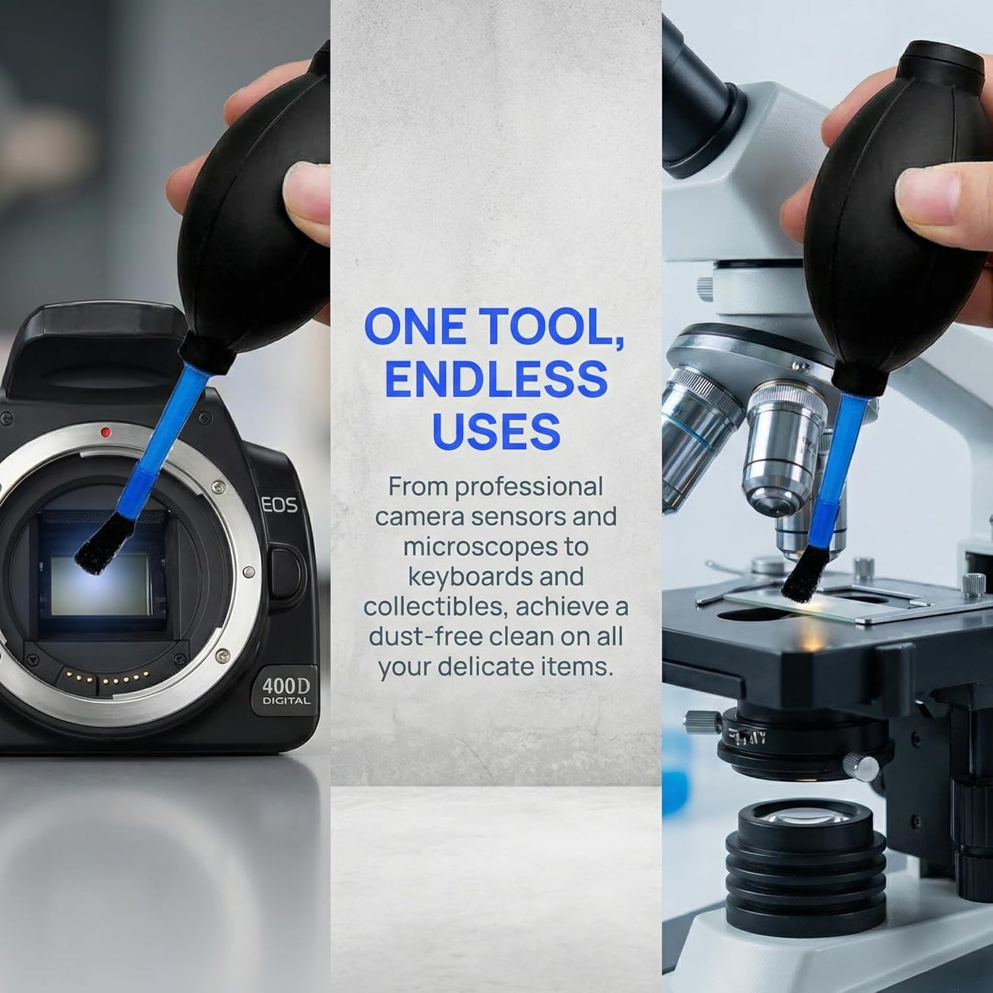 KMYZQDV Bulb Camera Air Blower Cleaner with Soft Brush Hand Squeeze Puffer Pump for Lens Watch and Electronics Rocket