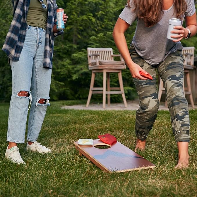 Elakai National Parks Series Premium Travel Cornhole Boards with Carry Case Backpack 1x2