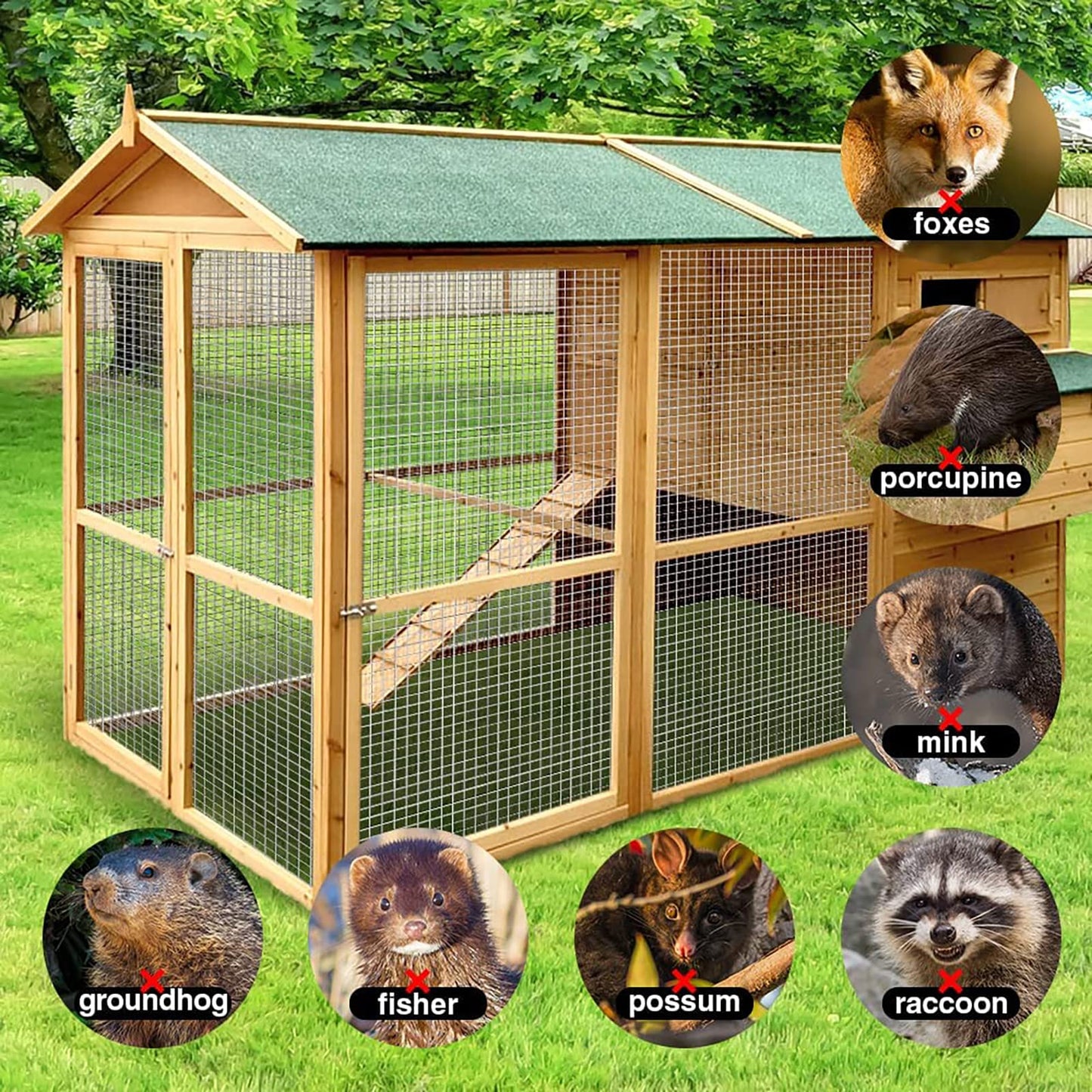 Gareinwuds Hardware Cloth for Chicken Wire Fencing-1/4in Mesh AWG 23 Gauge 36in x 100ft Hot-Dip Galvanized Welded Wire Mesh Roll-Rabbit Cages, Snake Proof Fencing, Garden Protection, Poultry Netting