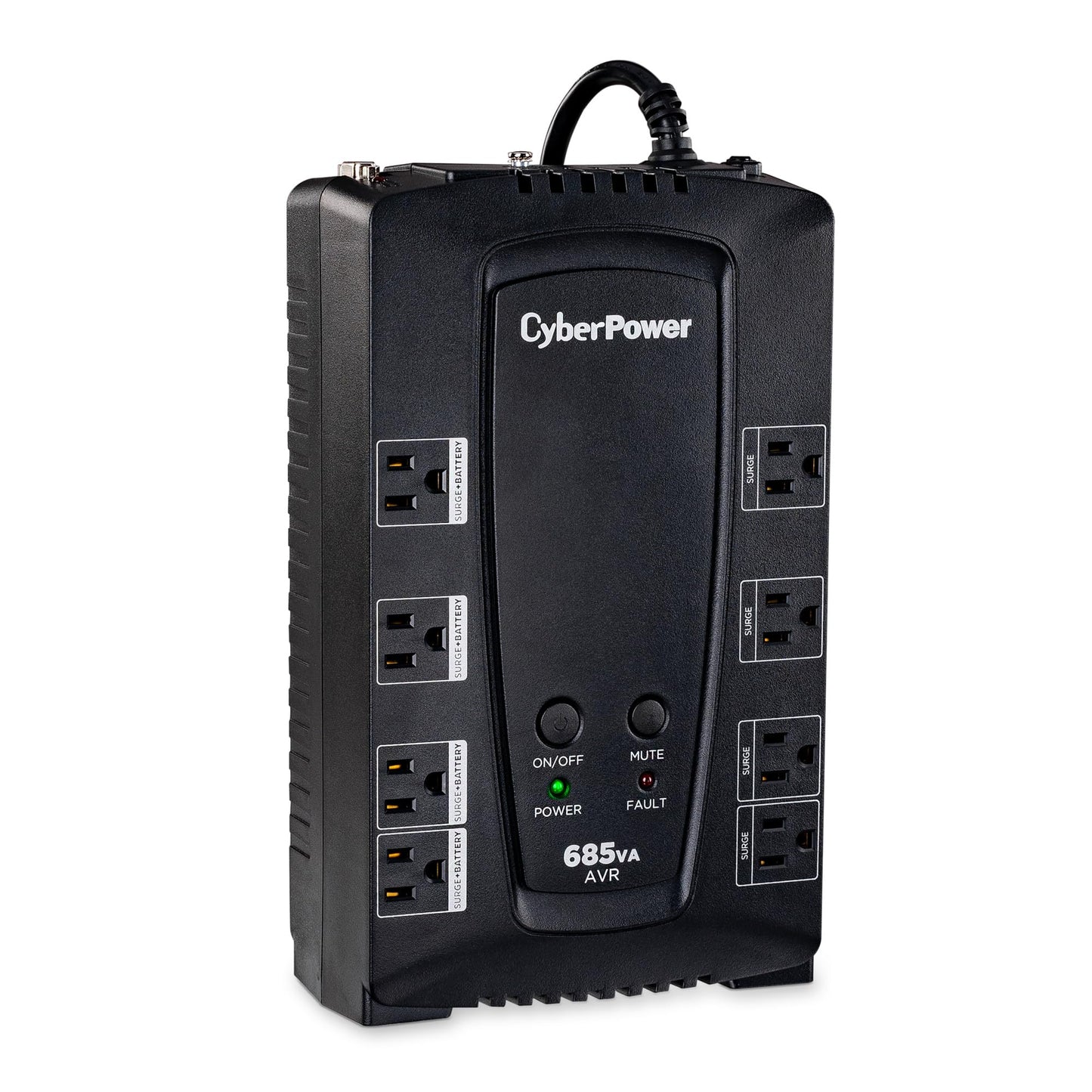 CyberPower CP685AVRG AVR UPS Battery Backup and Surge Protector, 685VA/390W, 8 Outlets, Compact, UL Certified