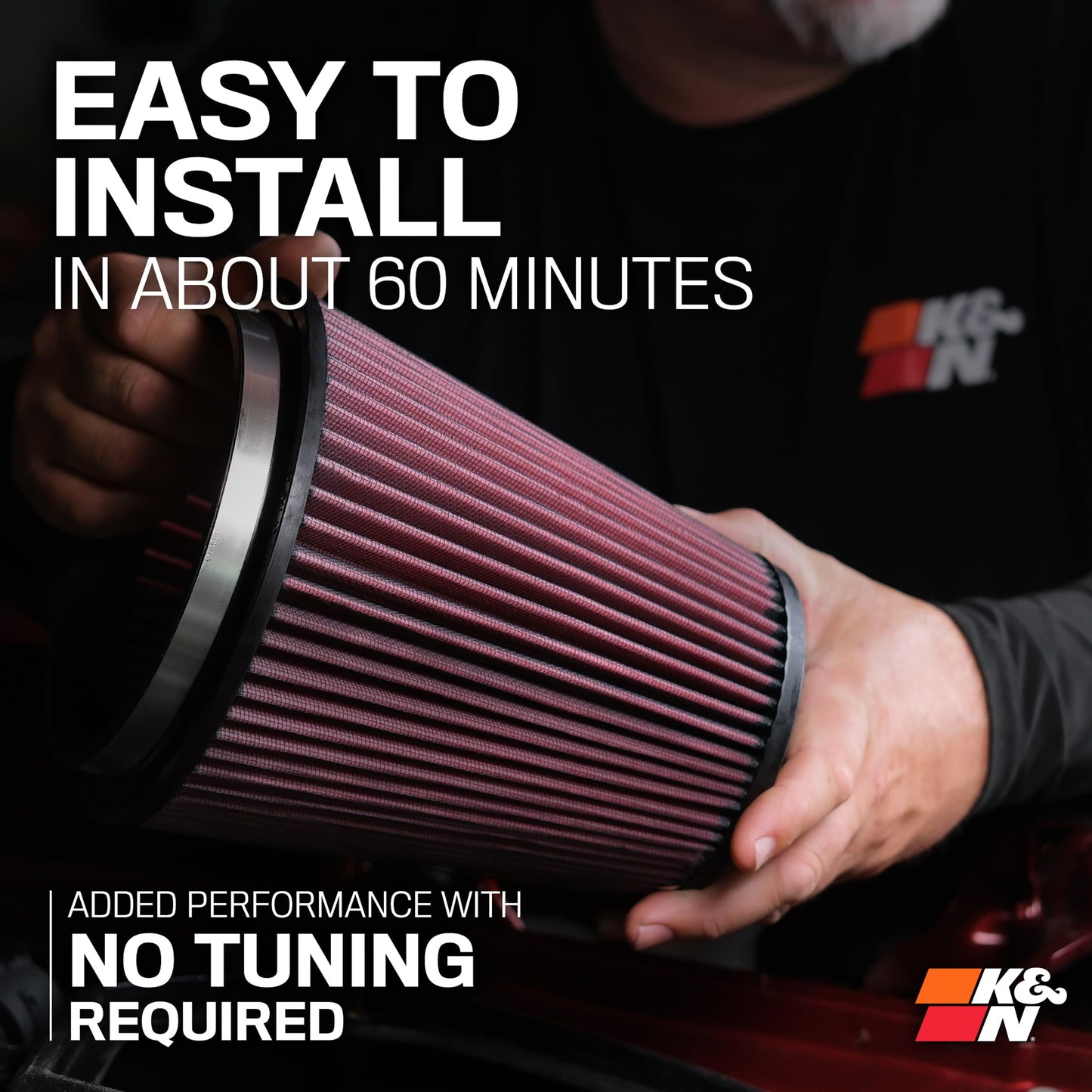 K&N Cold Air Intake System: High-Flow Air Filter, Increase Performance & Towing: Compatible with 2005-2019 Nissan: Frontier,Pathfinder, Xterra, 57-6014