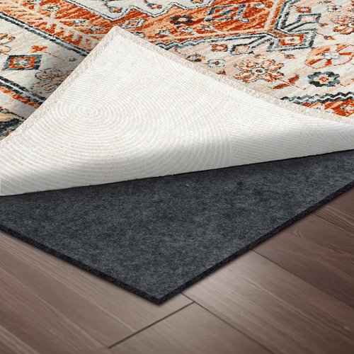 100% Waterproof Rug Pad by [Brand Name] - Non-Slip 8x10 ft Carpet Pad for All Floors | Secure & Soft