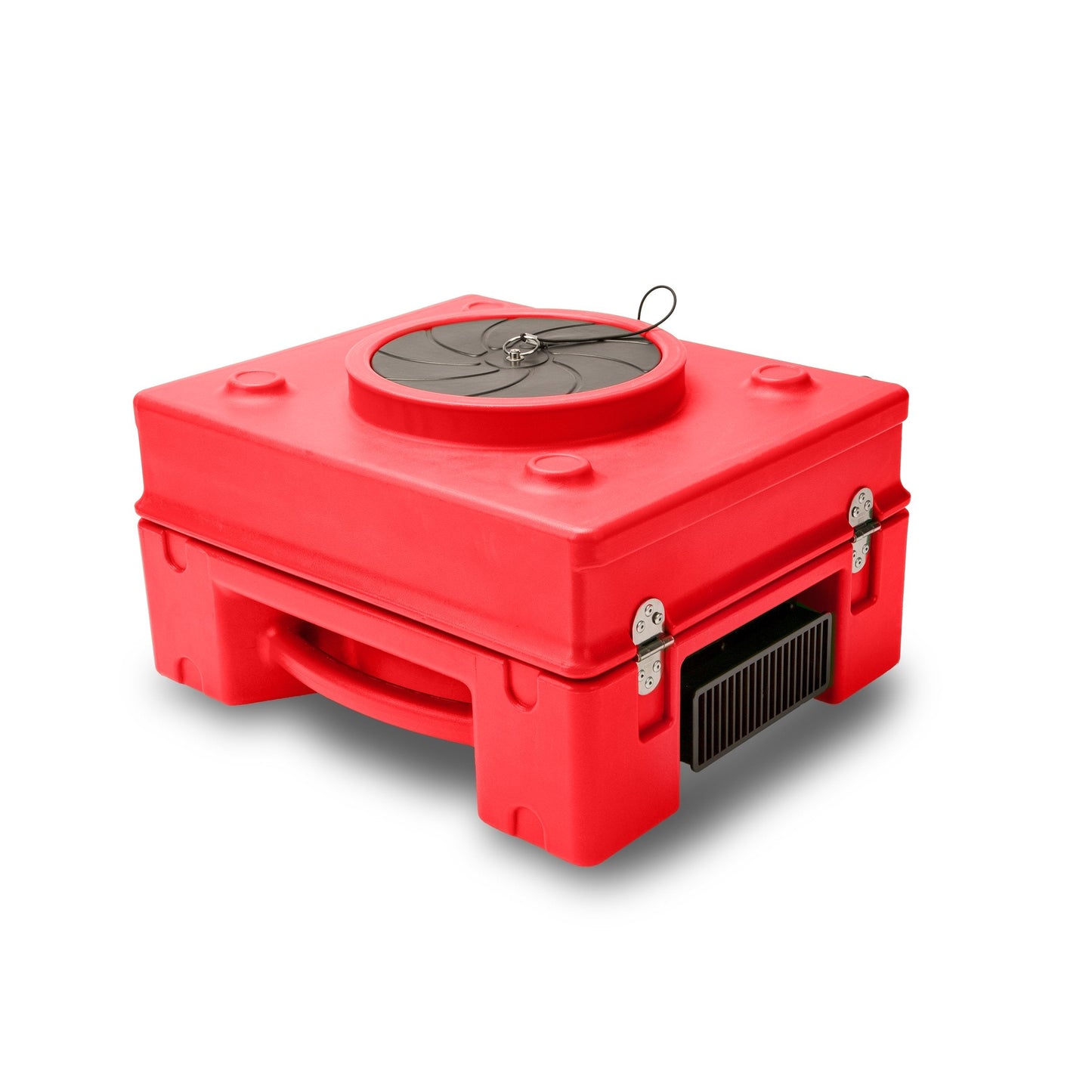 B-Air BA-RA-650-RD 1/3 HP 2.5 Amp HEPA Air Purifier Scrubber for Water Damage Restoration Equipment Negative Air Machine, Red