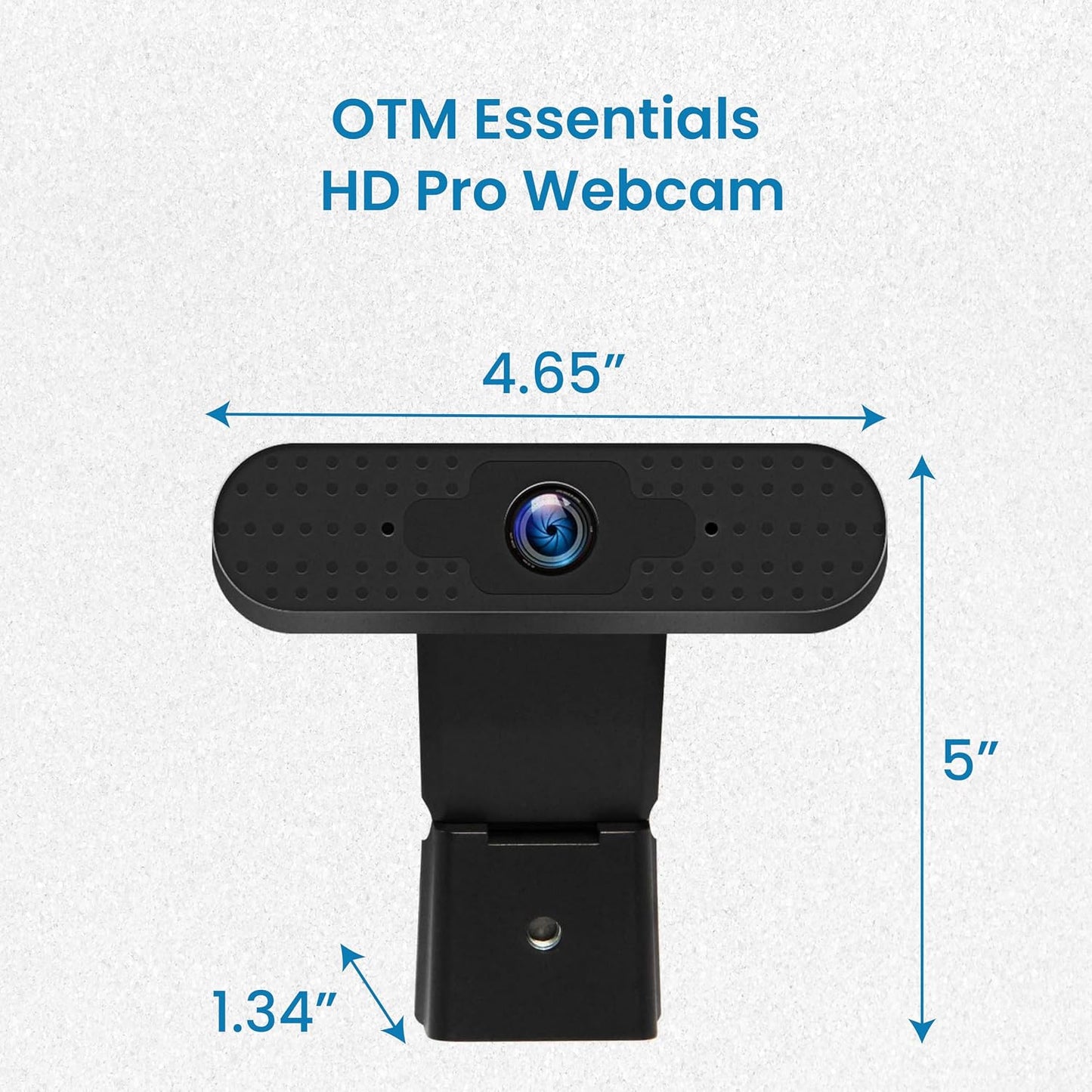 Centon HD Pro Webcam by OTM Essentials - Crystal Clear Video
