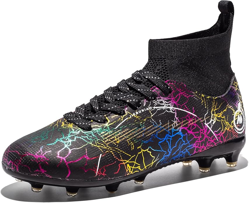 Boy Soccer Cleats Big Kids Soccer Shoes Professional Soccer Cleats Shoes,Unisex Soccer Sneakers for Little Kids Athletic
