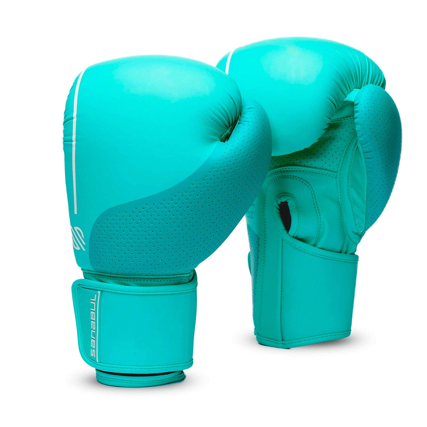 Sanabul Easter Egg Boxing Gloves for Women, Pro Training MMA Kickboxing Muay Thai Gloves, Sparring Punching Heavy Bag, Mint 8 oz