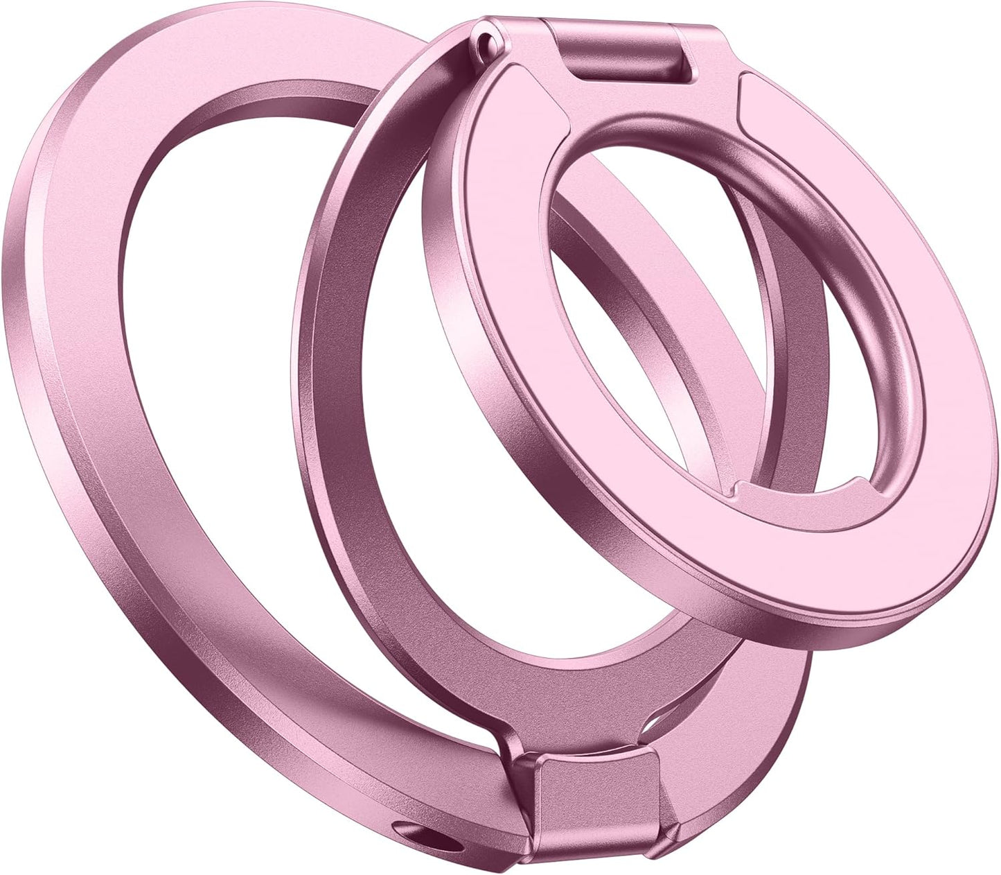 CAPRARO 360 17/16/15/14/16 Magnetic Phone Ring Holder for MagSafe, Dual-Side Magnetics, Rotation Gym Phone Stand Grip
