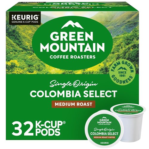 Green Mountain Coffee Roasters Colombia Select Coffee - Medium Roast K-Cup Pods | 32 Count