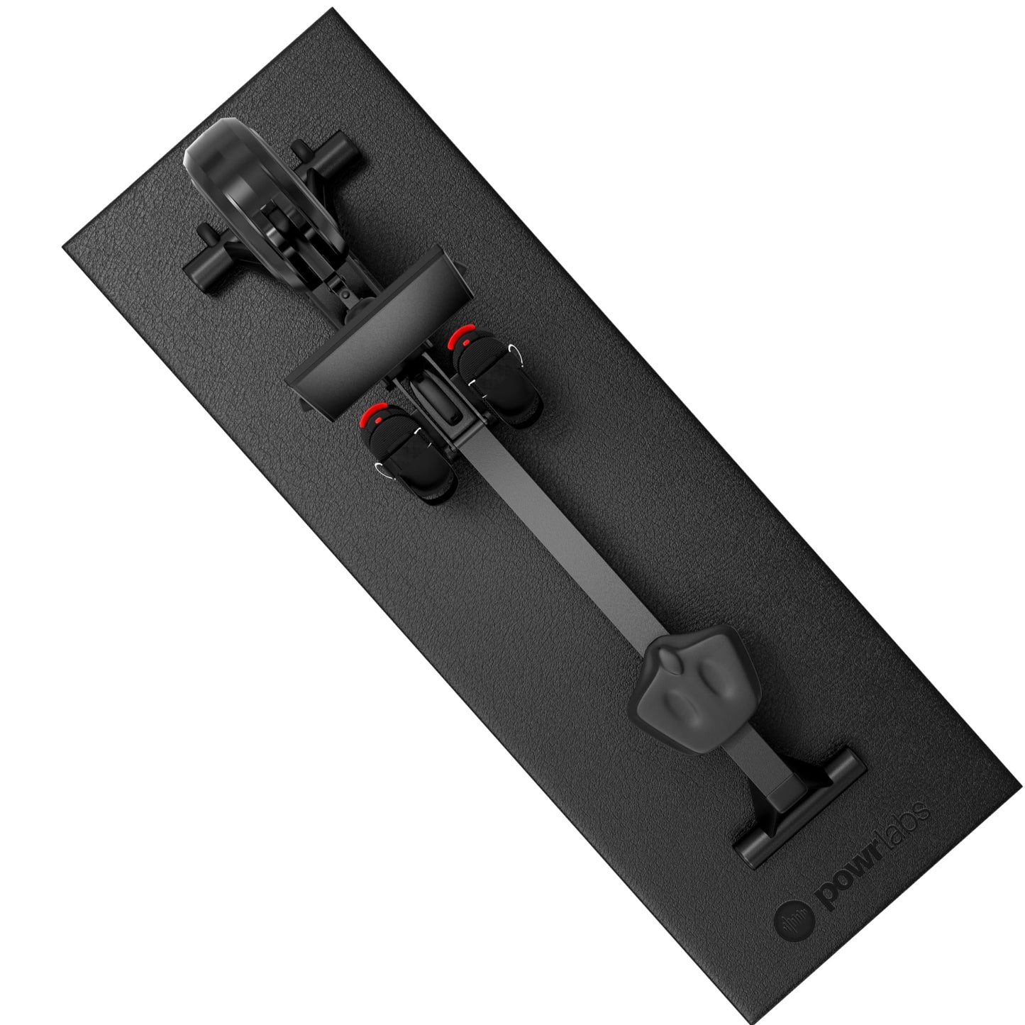 Powr Labs Rowing Machine Mat, Treadmill Mat for Carpet & Hardwood Floors - Rower Mat for Hydrow, Concept 2, Peloton Rower, Exercise Equipment, Gym Equipment