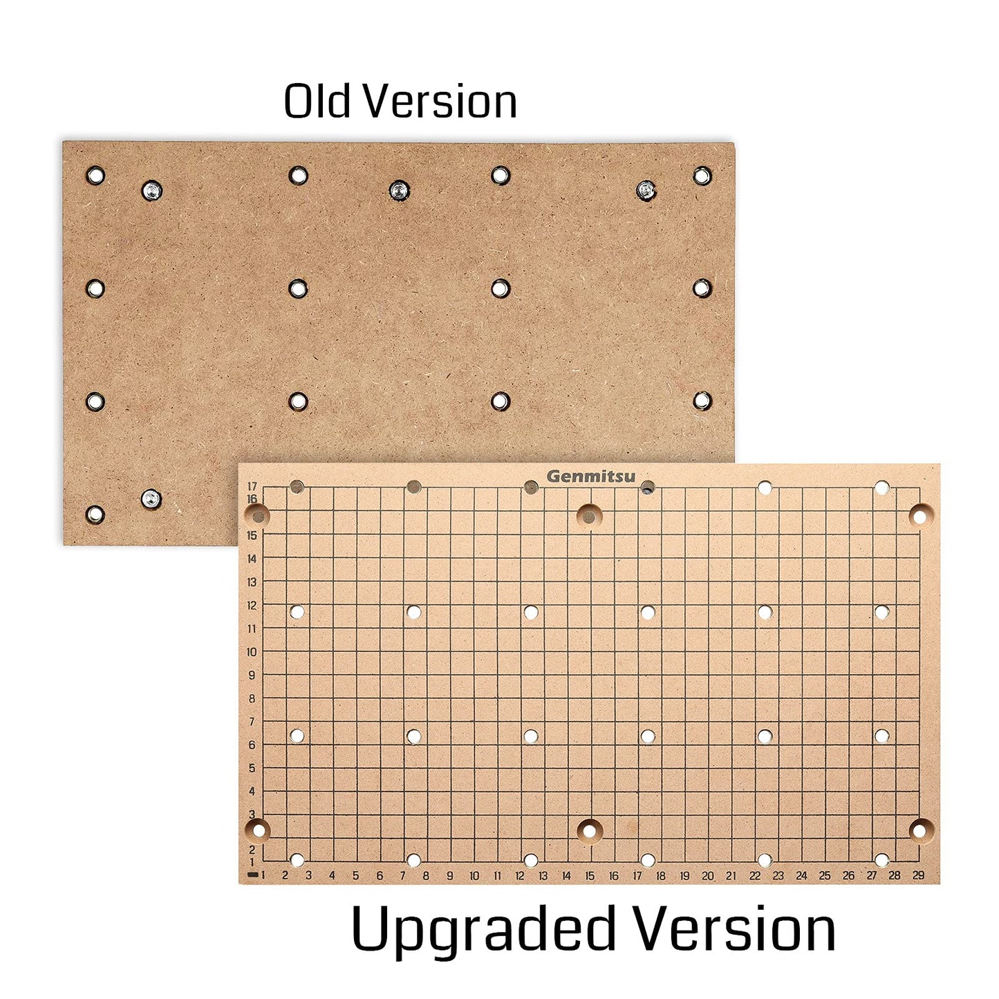 Genmitsu 3018-PROVer V2 CNC Milling Machine, Desktop CNC for Beginner + CNC MDF GRID Spoilboard 300 x 180 x 12mm (11-4/5''x 7''x 1/2''), M6 Holes (6mm), Screws and Nuts Included