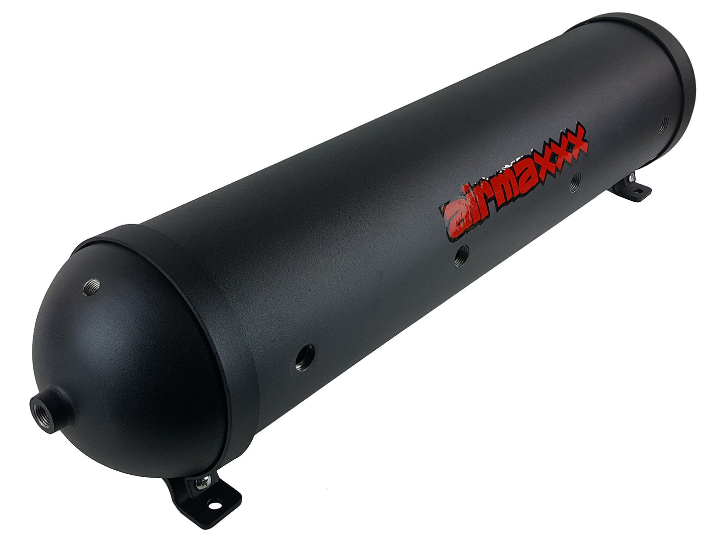 airmaxxx 5 Gallon Seamless Aluminum Air Tank – 9-Port 250 PSI Black