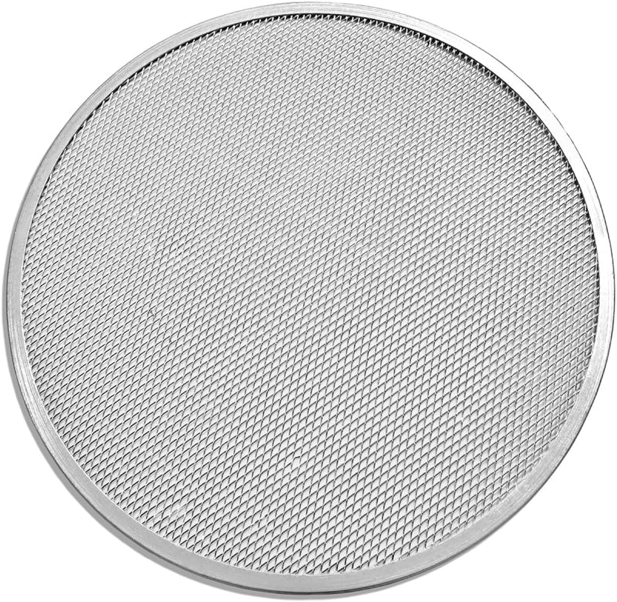 New Star Foodservice Restaurant-Grade Seamless Aluminum Pizza Baking Screen, 16 Inch