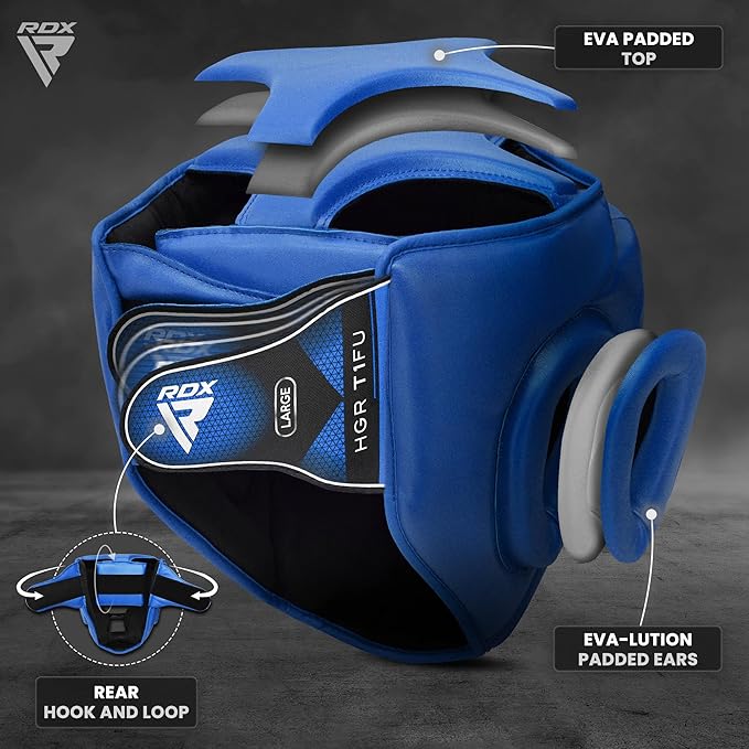 RDX Boxing Headgear MMA Muay Thai, Removable Face Grill, Head Gear for Sparring Grappling Martial Arts Kickboxing Taekwondo Karate BJJ Training