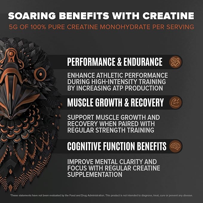 Falcon Performance Vegan Protein Powder, 31g Protein, 5g Creatine, 5g BCAA, Probiotics, Electrolytes, Pre Workout, Low Carb, Sugar Free & Dairy Free, Plant Based Chocolate Protein -47 servings