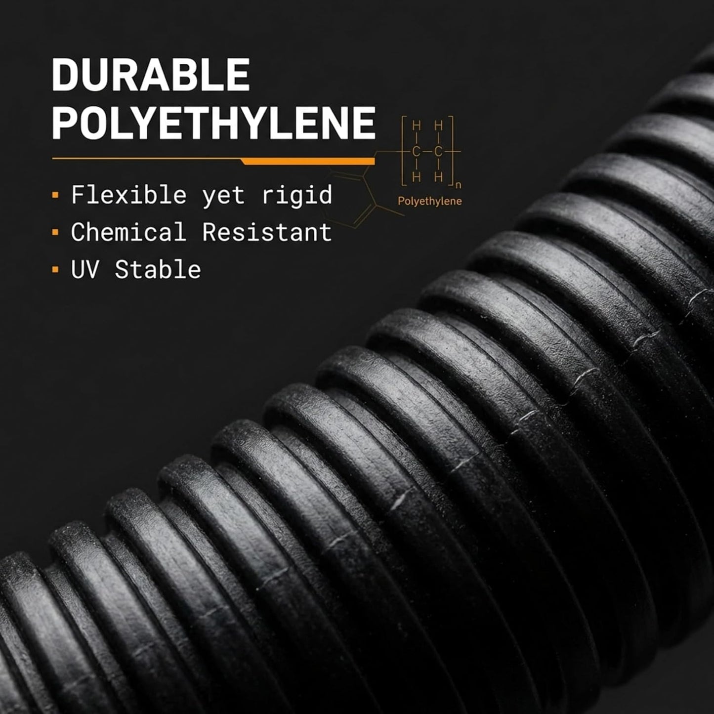 567 INDUSTRIAL TECHNOLOGY GROUP 567ITG 1" 10ft x Split Wire Loom Tubing - Black Automotive Wire Protector Conduit