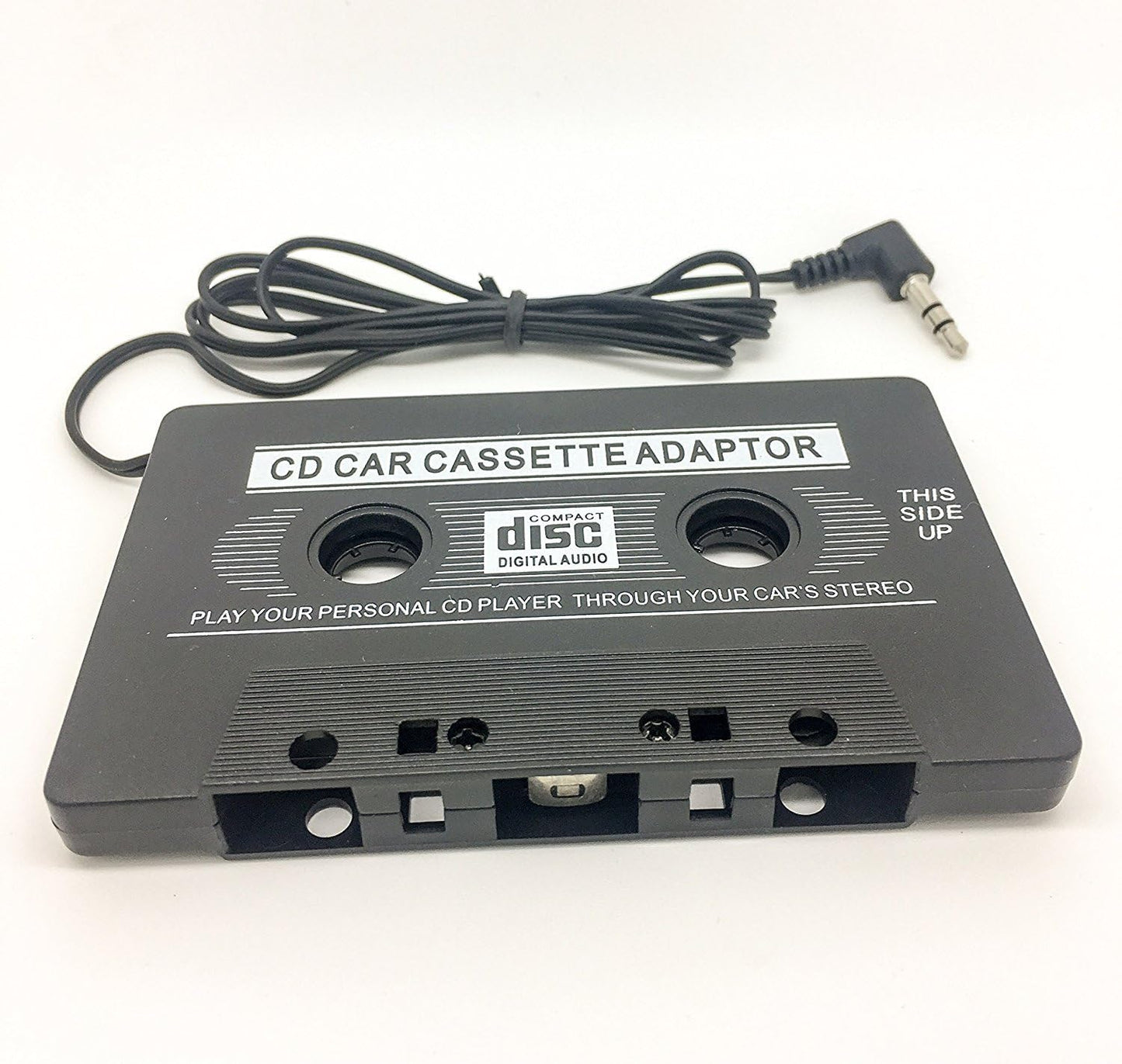 Master Cables Cassette 3.5mm MP3 Cassette Car Audio Adapter Universal Tape Adapter with AUX Cable Play Music from