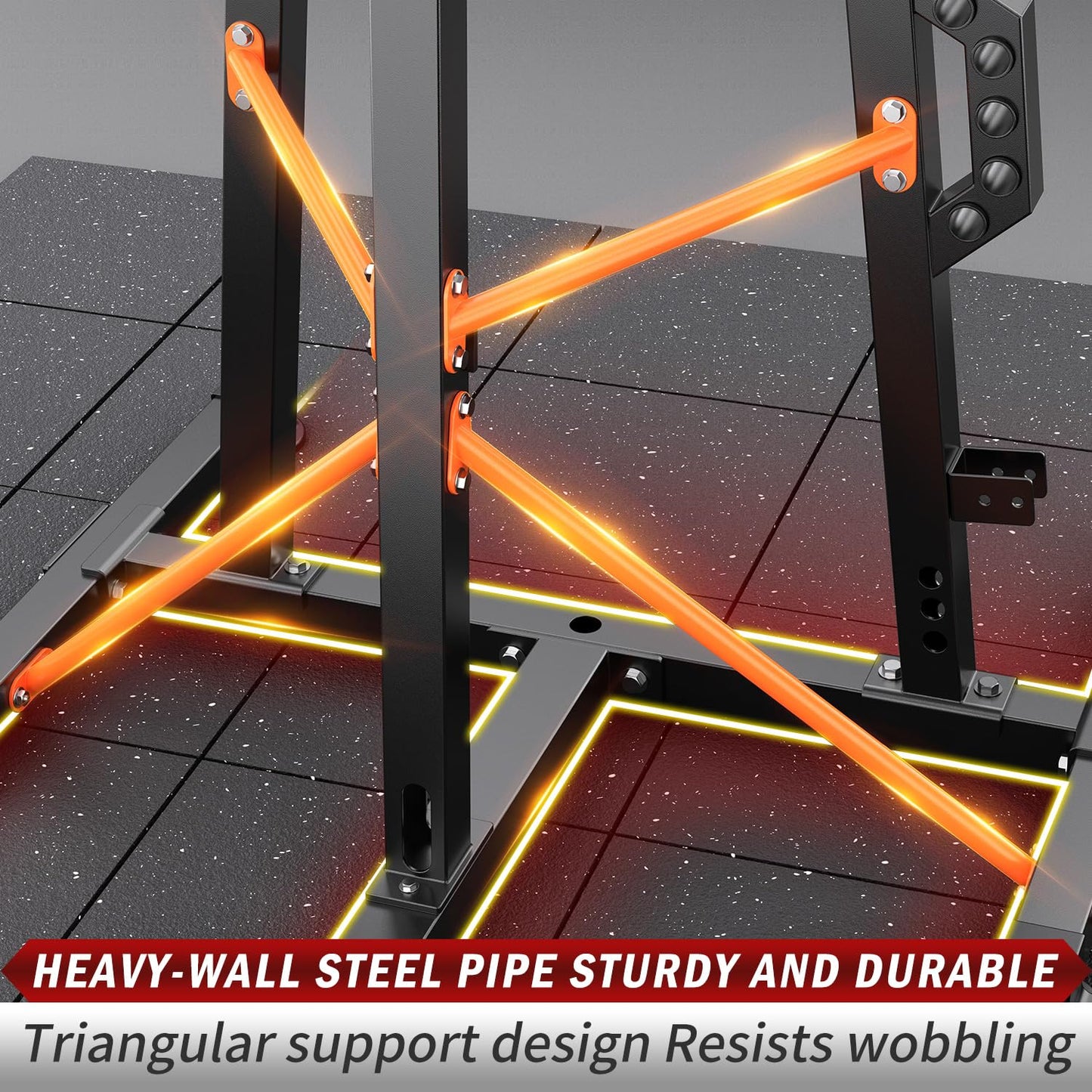 XGSW Multi-Function Home Gym Workout Station, Featuring a Pulley System, arm Trainer, and Leg Trainer for Full-Body Workouts. (L03-3【154LBS】 Three-Person Fitness Station Only)