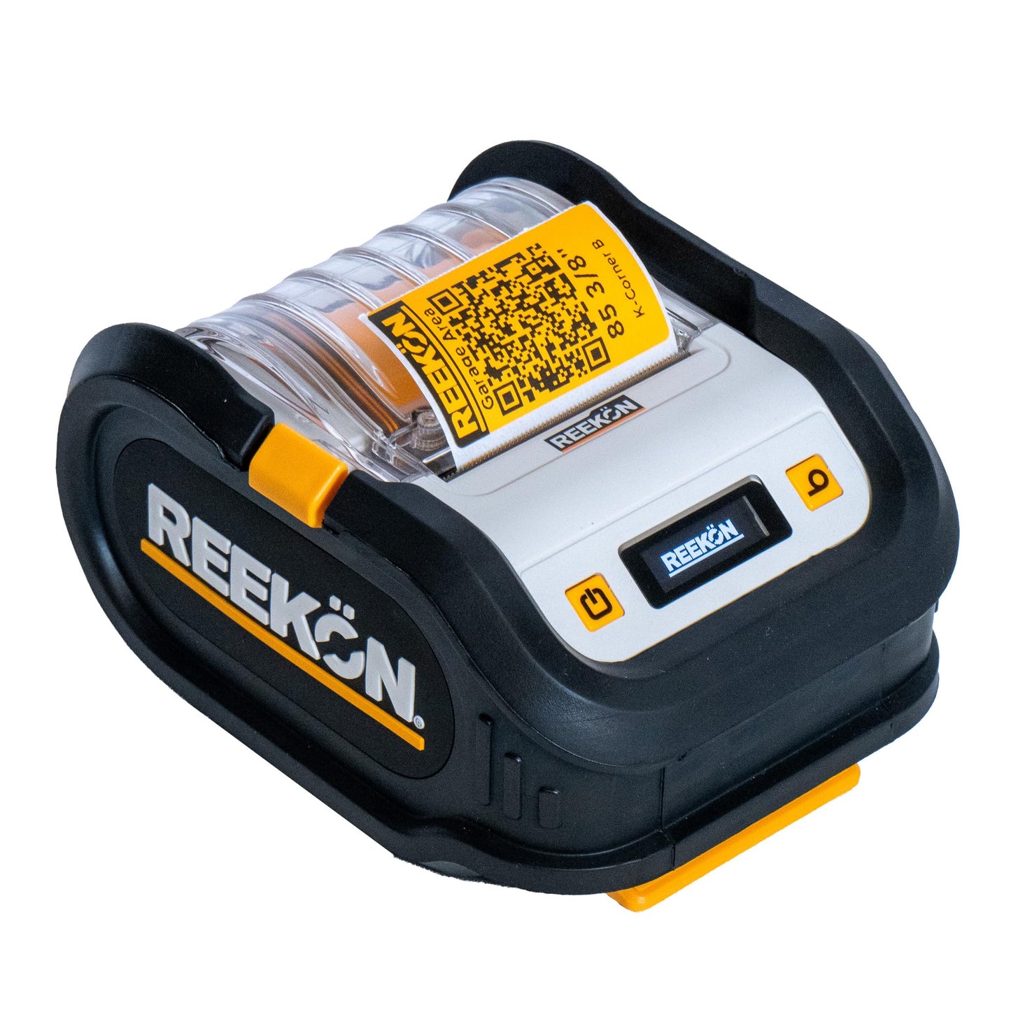 REEKON P1L Tagger Construction Label Printer – Portable Bluetooth Thermal Jobsite Printer with QR Codes, One Click Custom Labels, Battery Powered