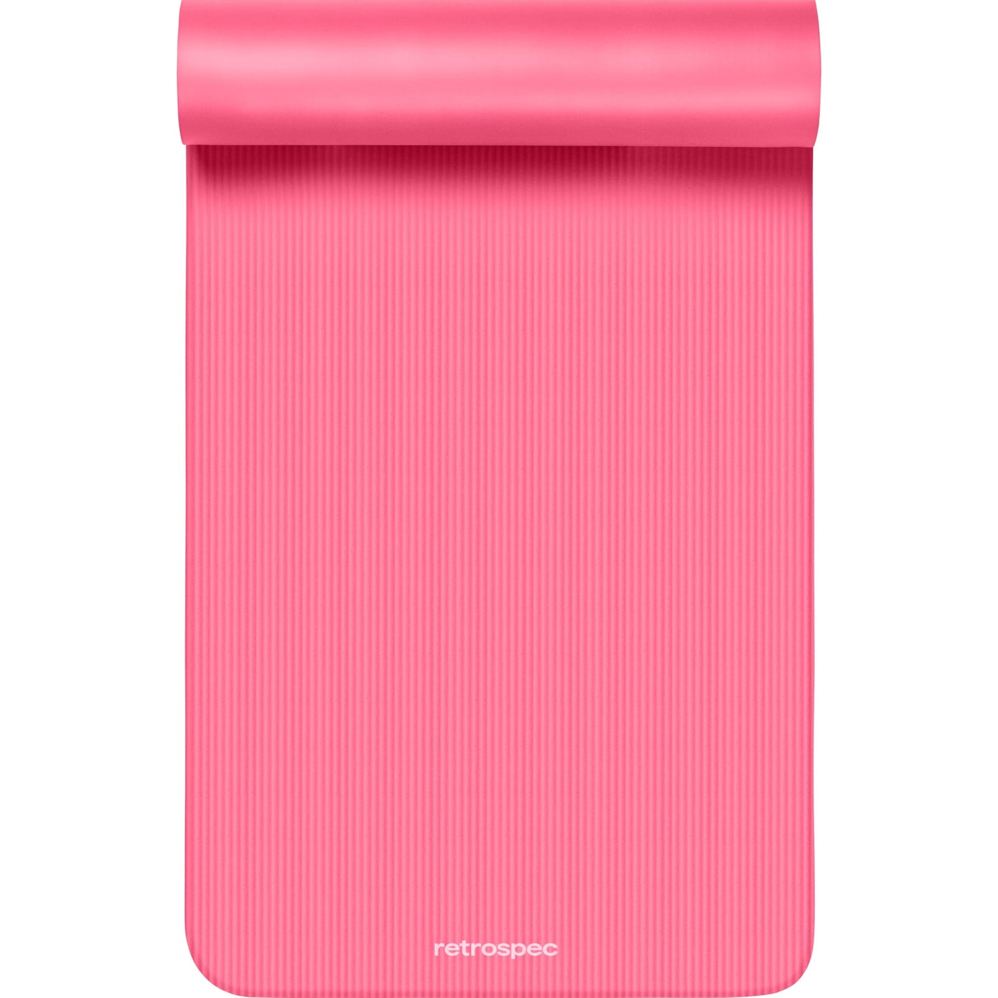 Retrospec Solana Yoga Mat 1/2" Thick w/Nylon Strap for Men & Women - Non Slip Excercise Mat for Yoga, Pilates, Stretching, Floor & Fitness Workouts