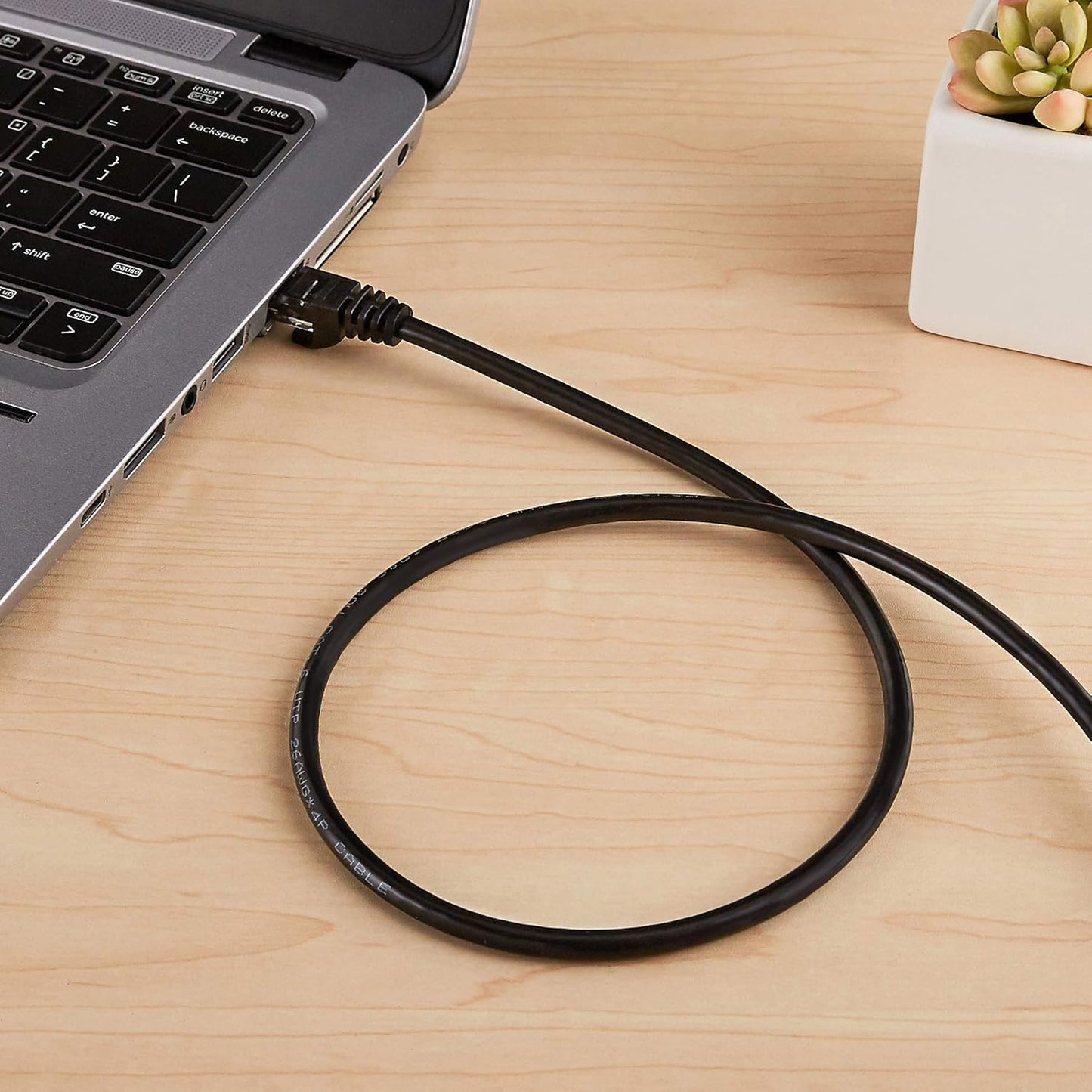 RJ45 6 10Gbps 250MHz, 10 Amazon Basics Cat Ethernet Patch Cable, High-Speed, Snagless, Gold-Plated Connectors, Foot