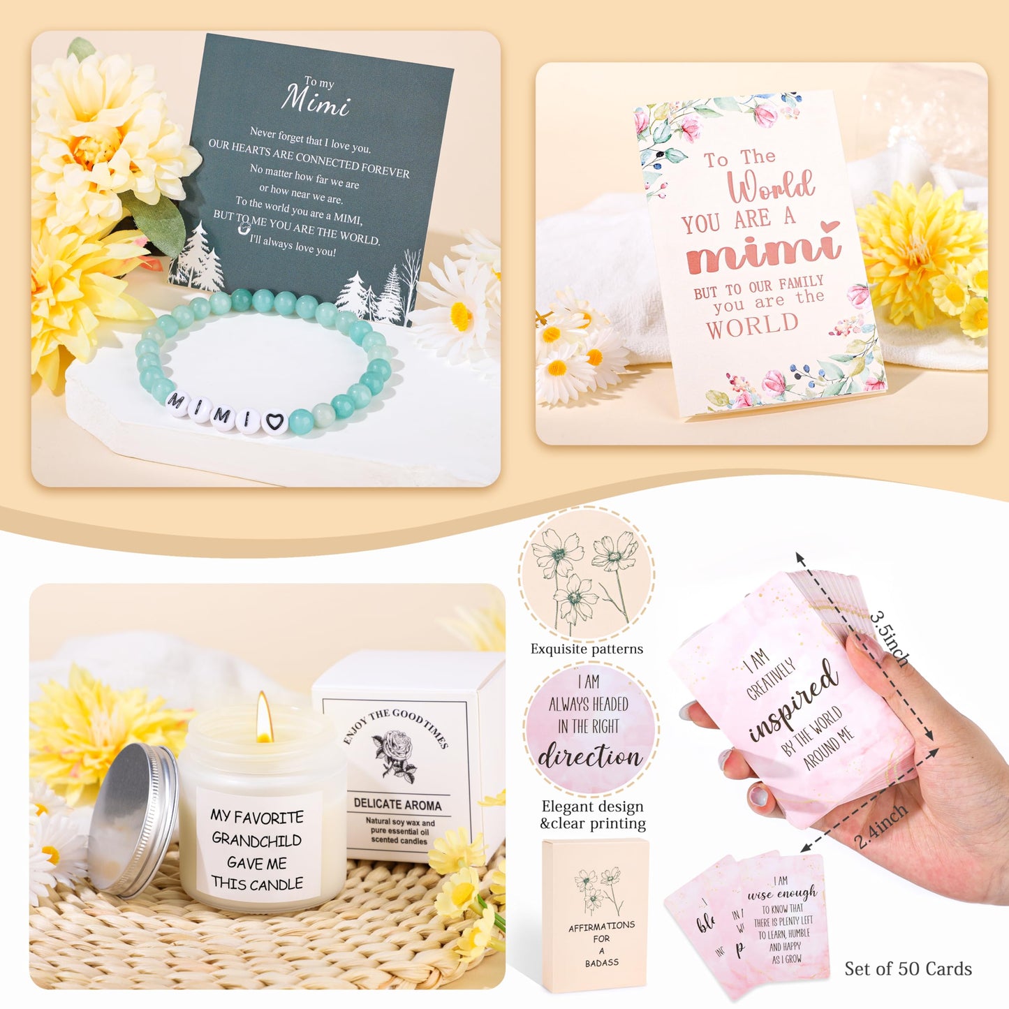 DOGMEM Mimi Gifts, Mimi Gift Set for Grandma