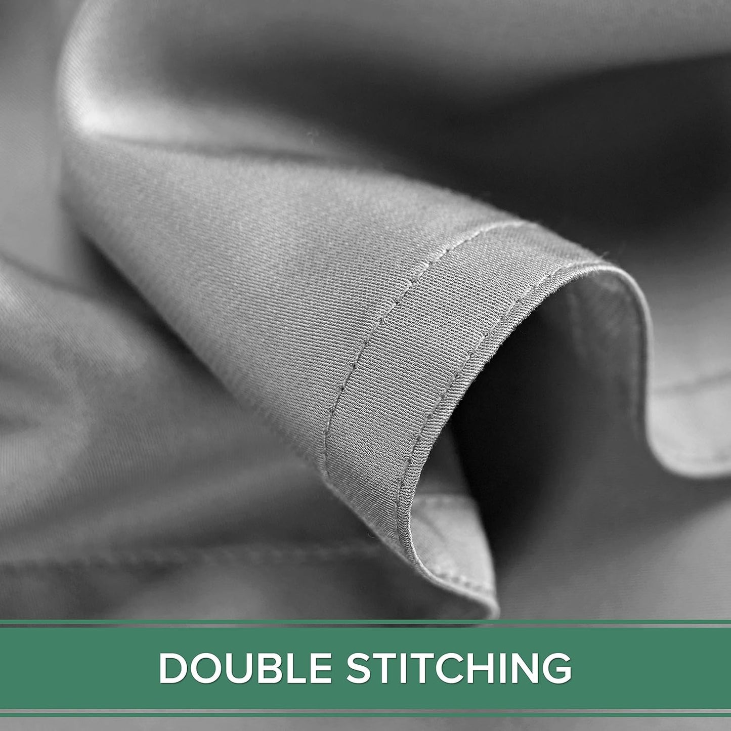 Pure Bamboo Queen Sheets - Luxuriously Soft 100% Organic Viscose Bed Sheet Set | Cooling & Durable (Queen, Stone Grey)