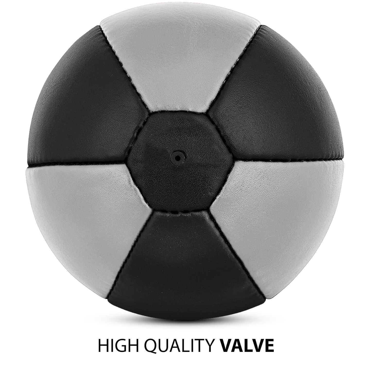 DXM SPORTS Boxing Speed Bag Boxing Ball - Kickboxing Workout Punching MMA Muay Thai Training Exercise Speedball (Black & White, 11.5")