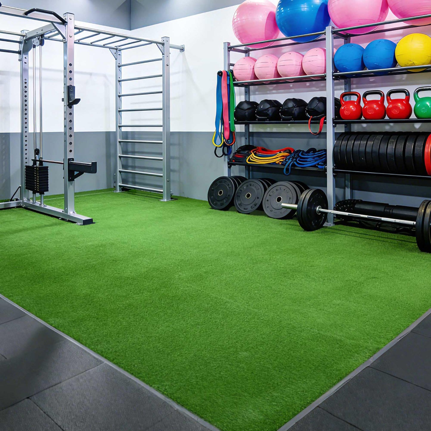 Yescom Sports Sled Strips Turf Gym Turf Flooring for Weight Sled Push Gym Equipment Outdoor Indoor Use 33'x3'(100 Sq.Ft) 0.8" H