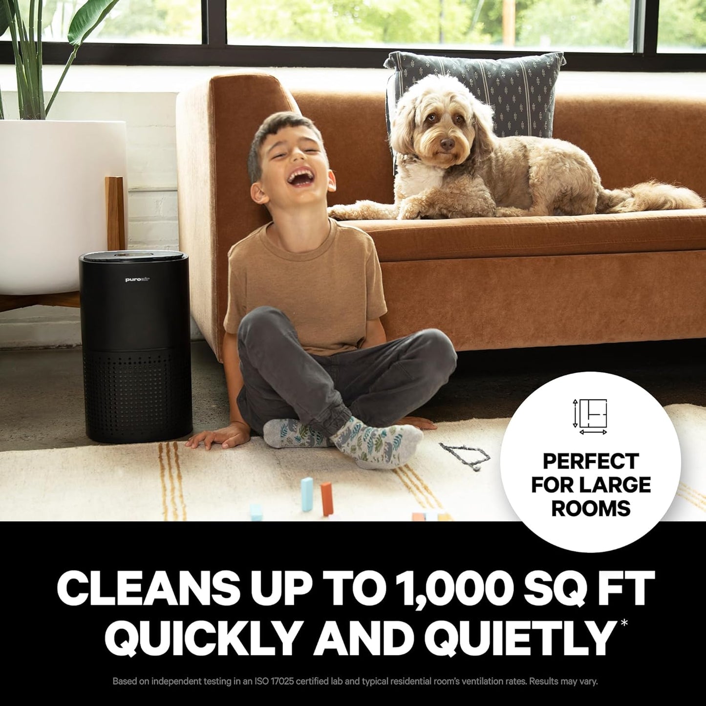 PuroAir 240 Air Purifiers with 4 HEPA Filters - Covers 1,000 Sq Ft - Removes 99.9% of Pollutants, Smoke, and Dust