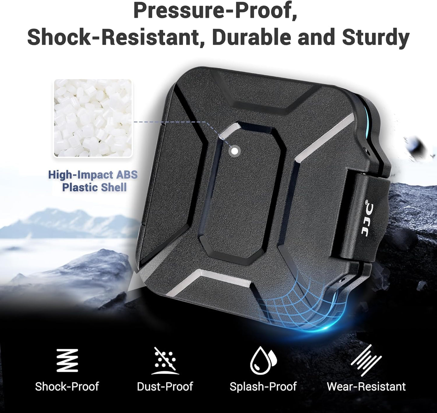 JJC 312 13 10 LR41 32x A312 Size312 P312 P13 P10 AG3, Size Battery Case Holder Storage, Water-Resistant Anti-Shock
