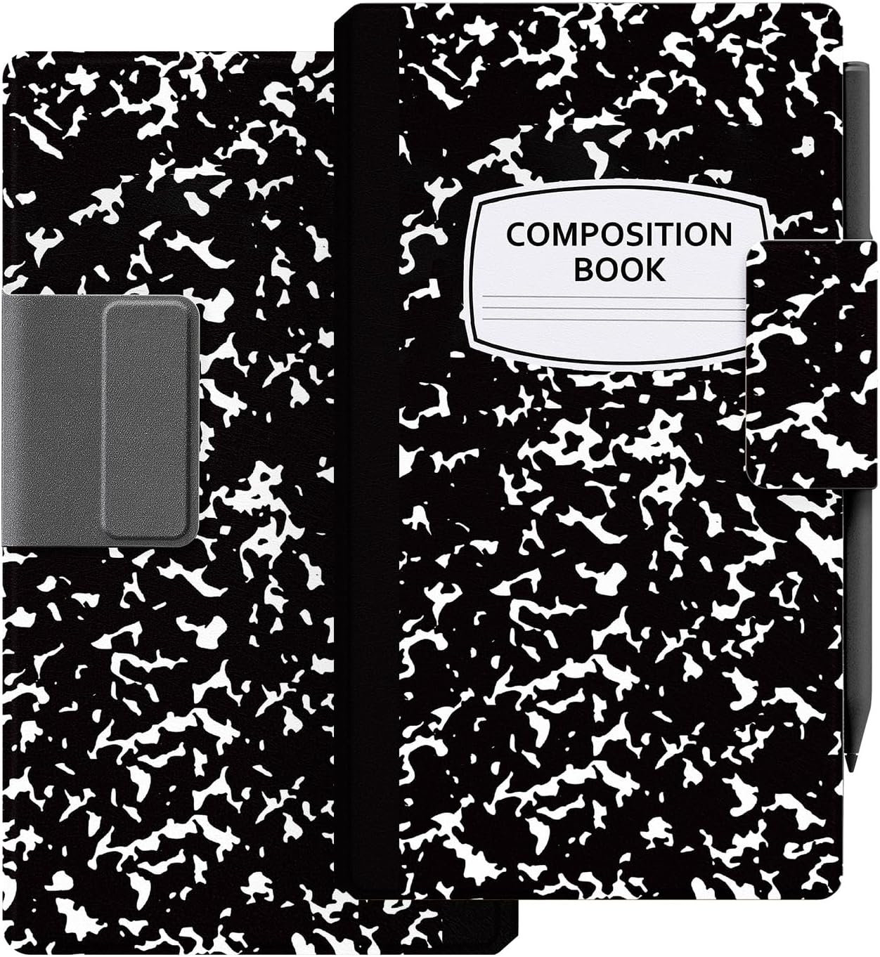 Ayotu 7.3", 1:1 Case for Remarkable Paper Pro Move Milk Notes Pattern Smart Folio with Auto Wake/Sleep, Fit Cover