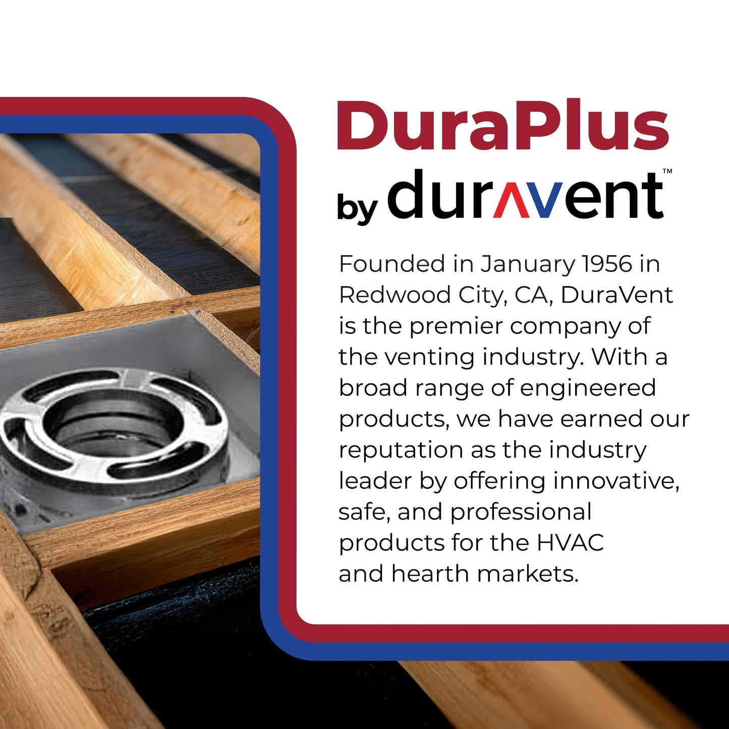 DuraVent Steel Triple Wall Flat Ceiling Support Box