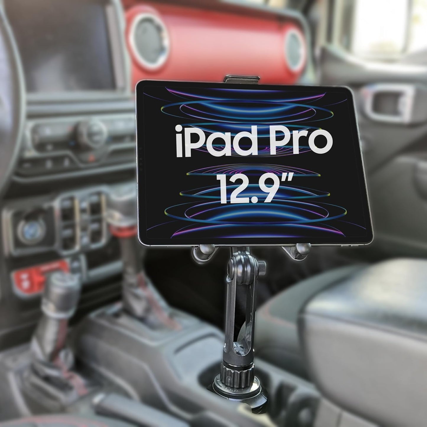 Cellet Cup Holder Tablet Mount, Car Cradle Holder Compatible for All iPad, Pro, Air, Mini Samsung Galaxy Tablet, Amazon