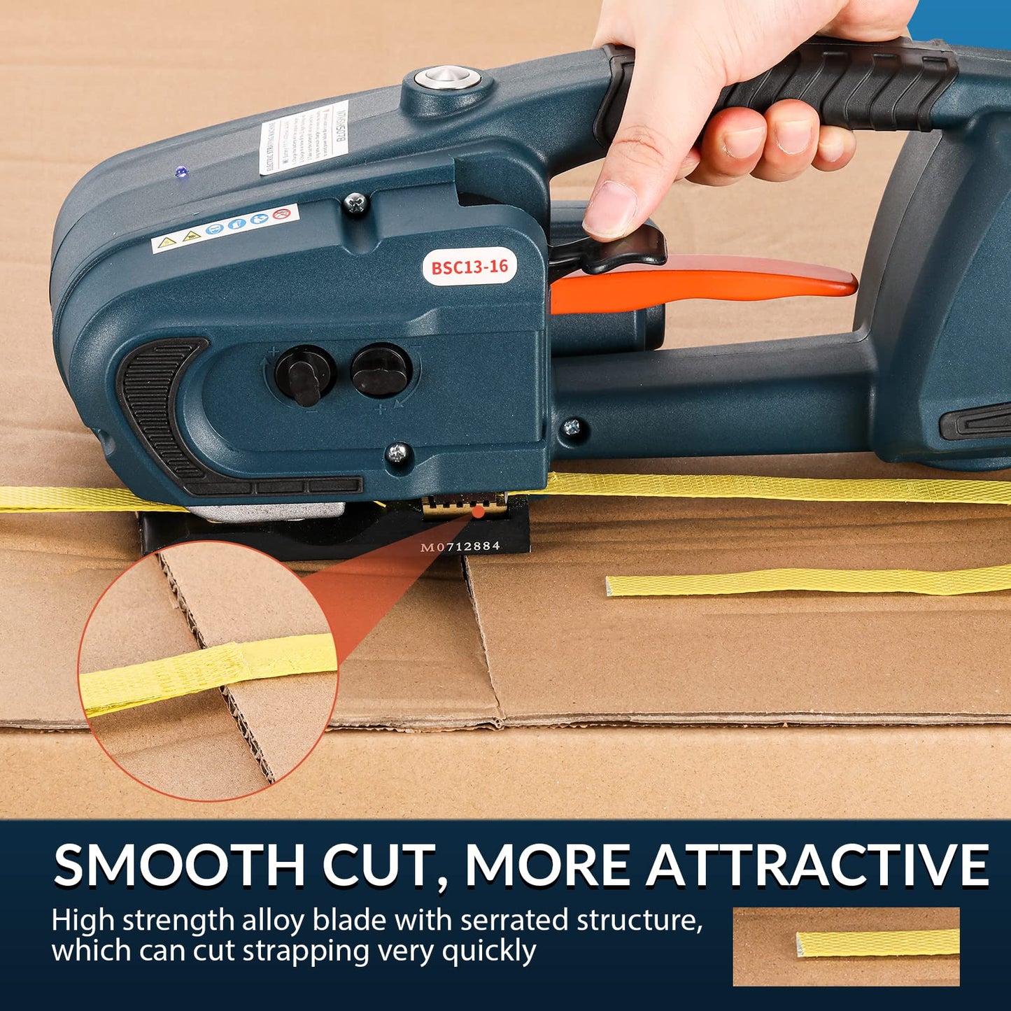 BAOSHISHAN Dual 4000mAh Automatic Electric Strapping Machine