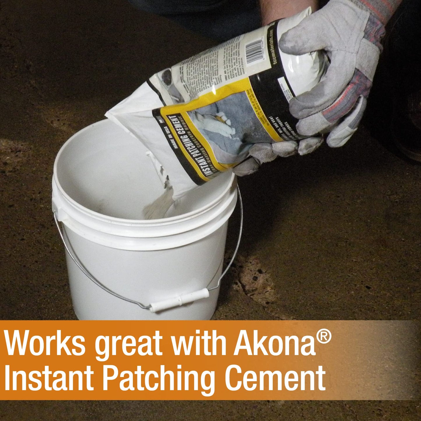 Akona Concrete Bonding Additive - Liquid Concrete Strengthener & Bonding Agent, Acrylic, Increase Strength in Cold Weather, Admixture (Gallon, 1)