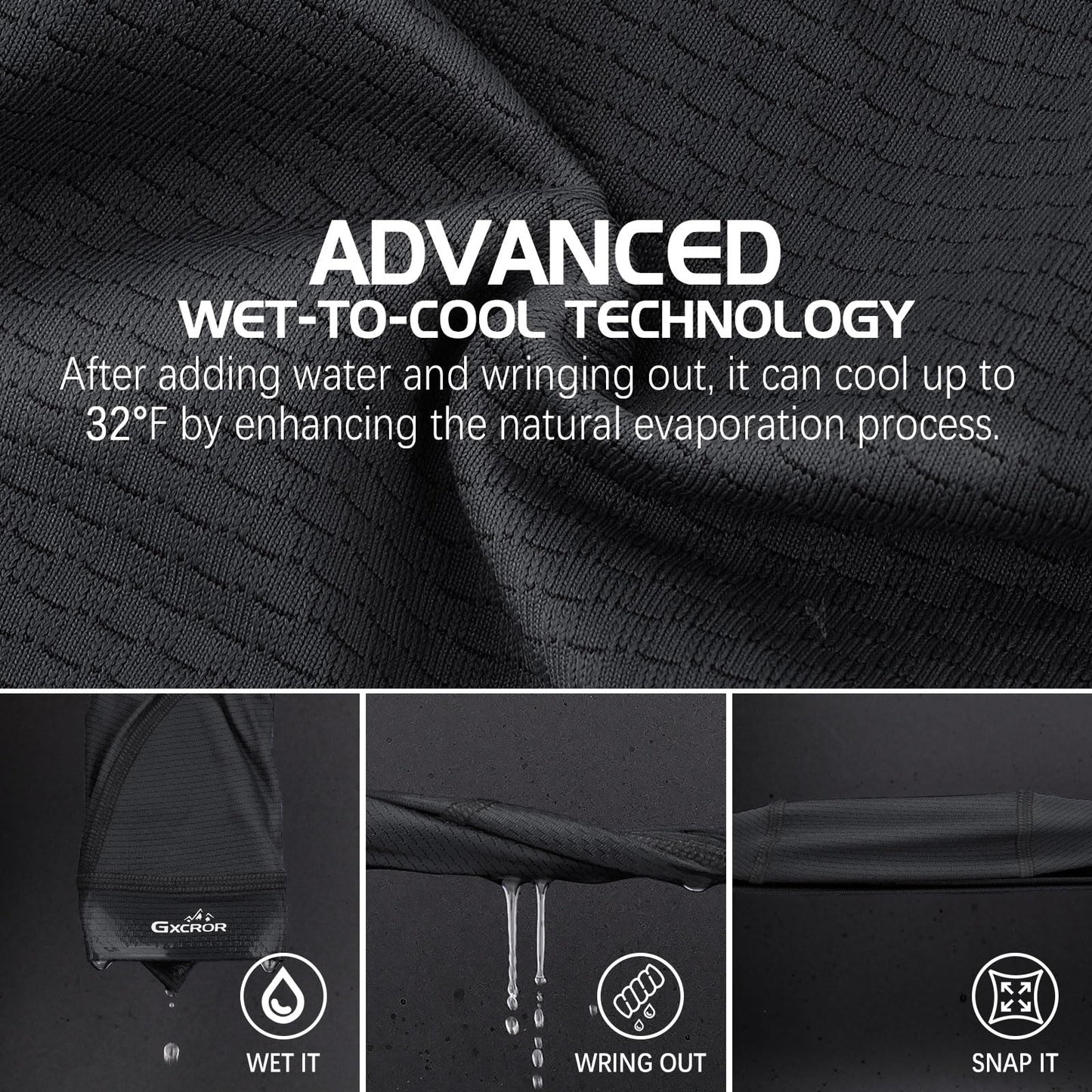 GXCROR 3 Pack Cooling Cooling Skull Cap with Sweat-Wicking & Anti-Odor Technology Quick-Dry Helmet Liner for Cycling Motorcycle Running