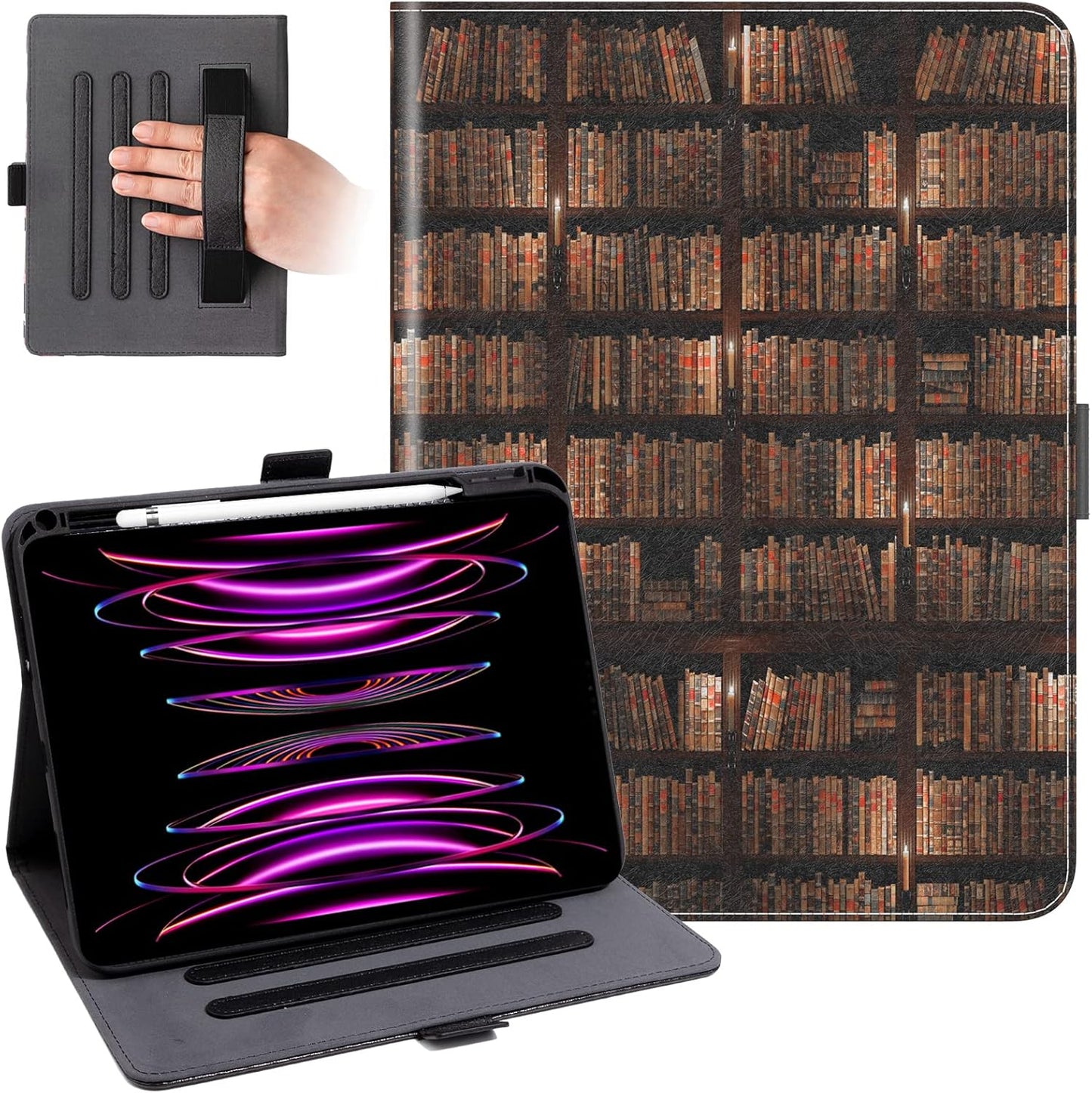 Dteck A16/10th 10.9 Inch 2022 for iPad Generation Case with Pencil Holder,Premium PU Leather Folio Multiple Viewing