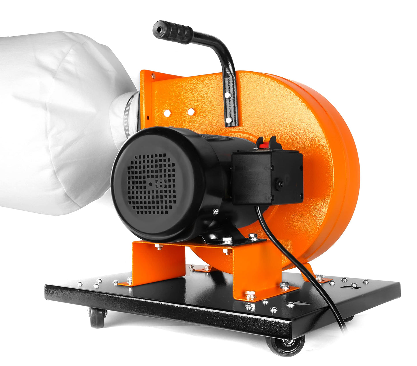 WEN Woodworking Dust Collector, 7.4-Amp Induction Motor with 15-Gallon Bag, Mobile Base, and Optional Wall Mount (DC3474)