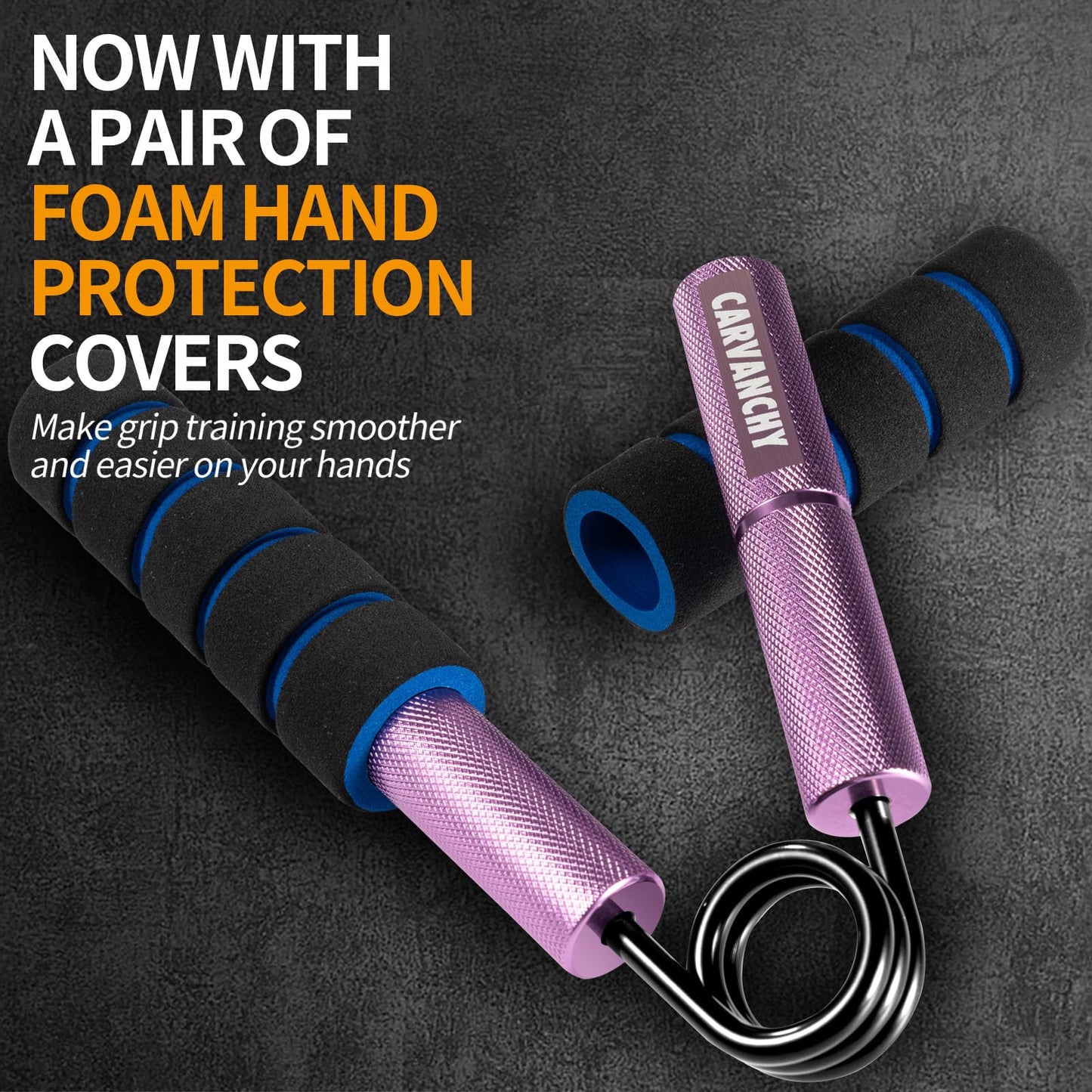 Grip Strength Trainer, 50LB, Wrist Forearm Strengthener, Metal No Slip, Hand Grip Gripper Strengthener for Strength Training and Exercise, Hand Workout Squeezer Grip Strength