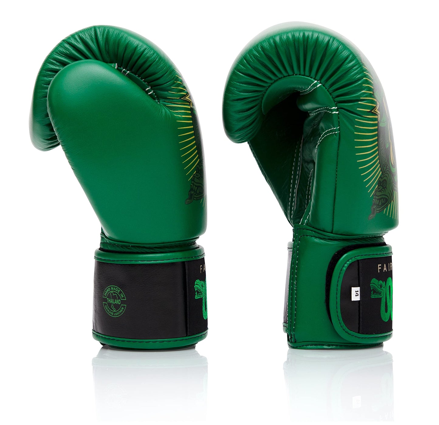 Fairtex Resurrection Premium Muay Thai Boxing Gloves - Limited Edition Design | Collaboration with Tom Atencio | Stylish & Durable | Syntek Leather | Handcrafted | MMA Kickboxing Gloves (16oz)