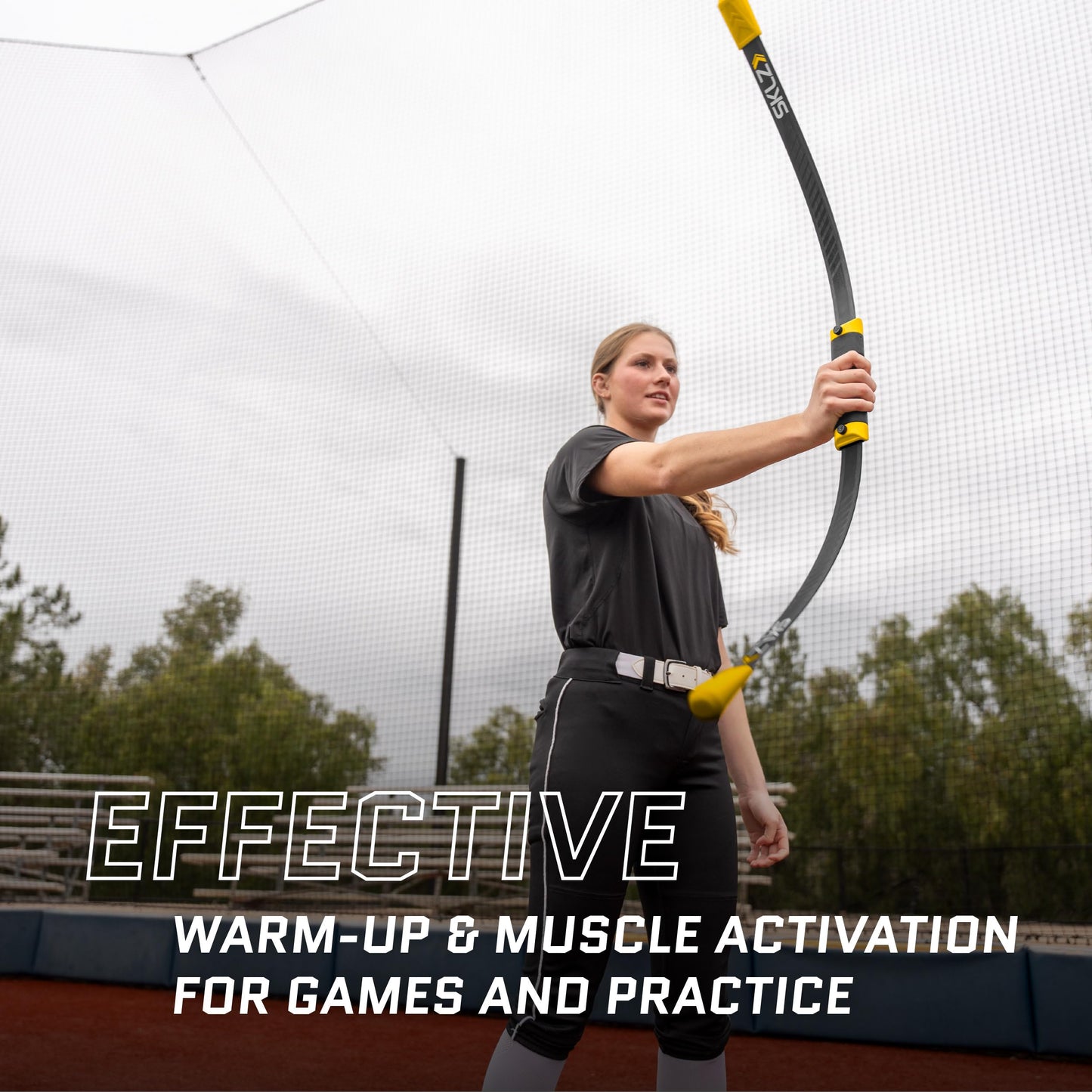 SKLZ Shoulder Bow Dynamic Resistance Training Tool with Fiberglass Blades for Shoulder Stability and Strength – Ergonomic Handle, Portable 3-Piece Design for Easy Transport – Includes Training Guide