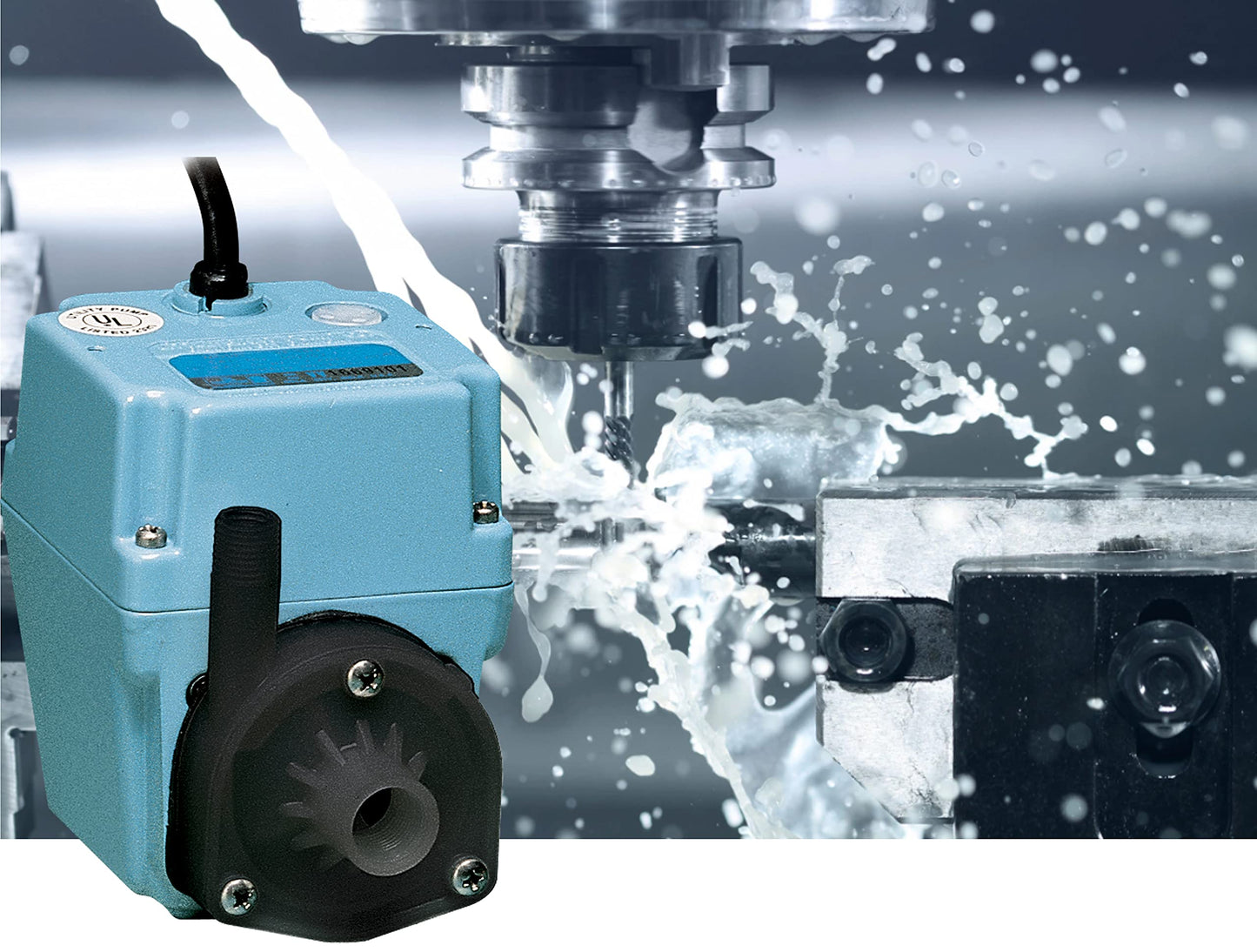 Little Giant 2E-NDVR 115 Volt, 1/40 HP, 300 GPH Double Seal Acidic Pump with 6 Ft. Cord, Blue, 502303